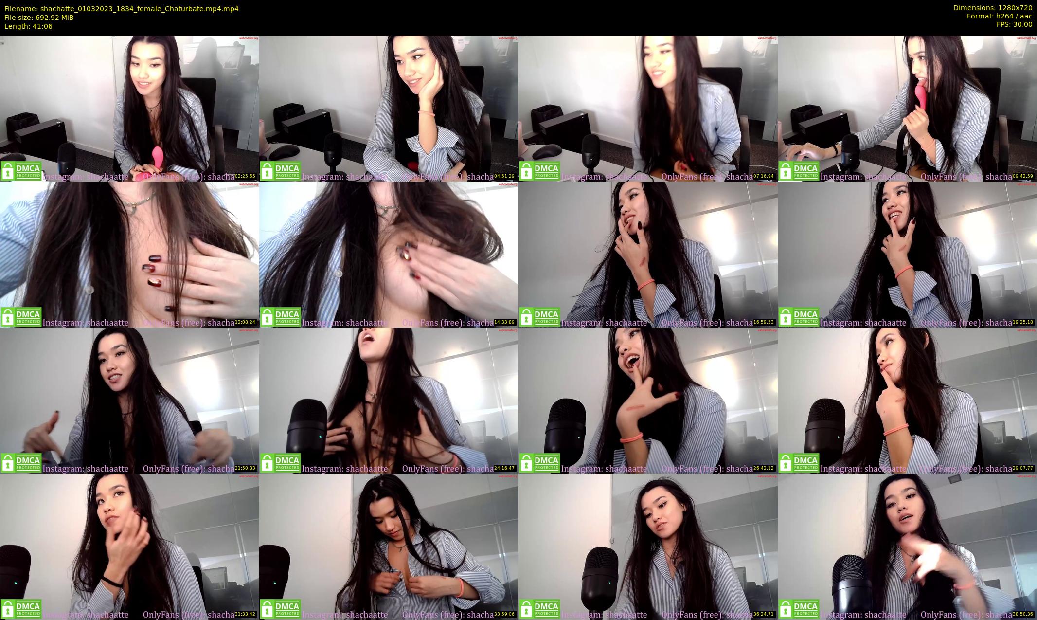 shachatte — 42 minute Chaturbate couple cam show recording, 720p, Mar 1, 2023