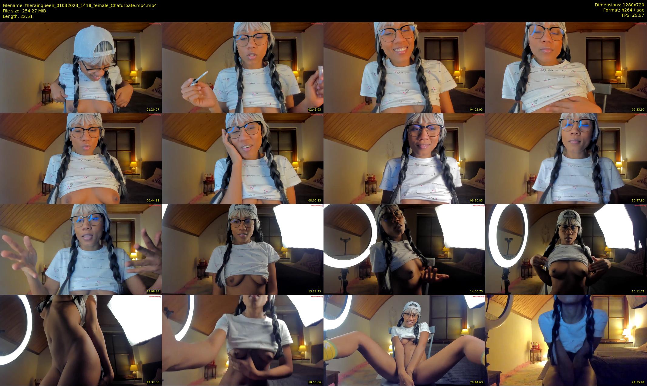 therainqueen — 23 minute Chaturbate female cam show recording, 720p, Mar 1, 2023
