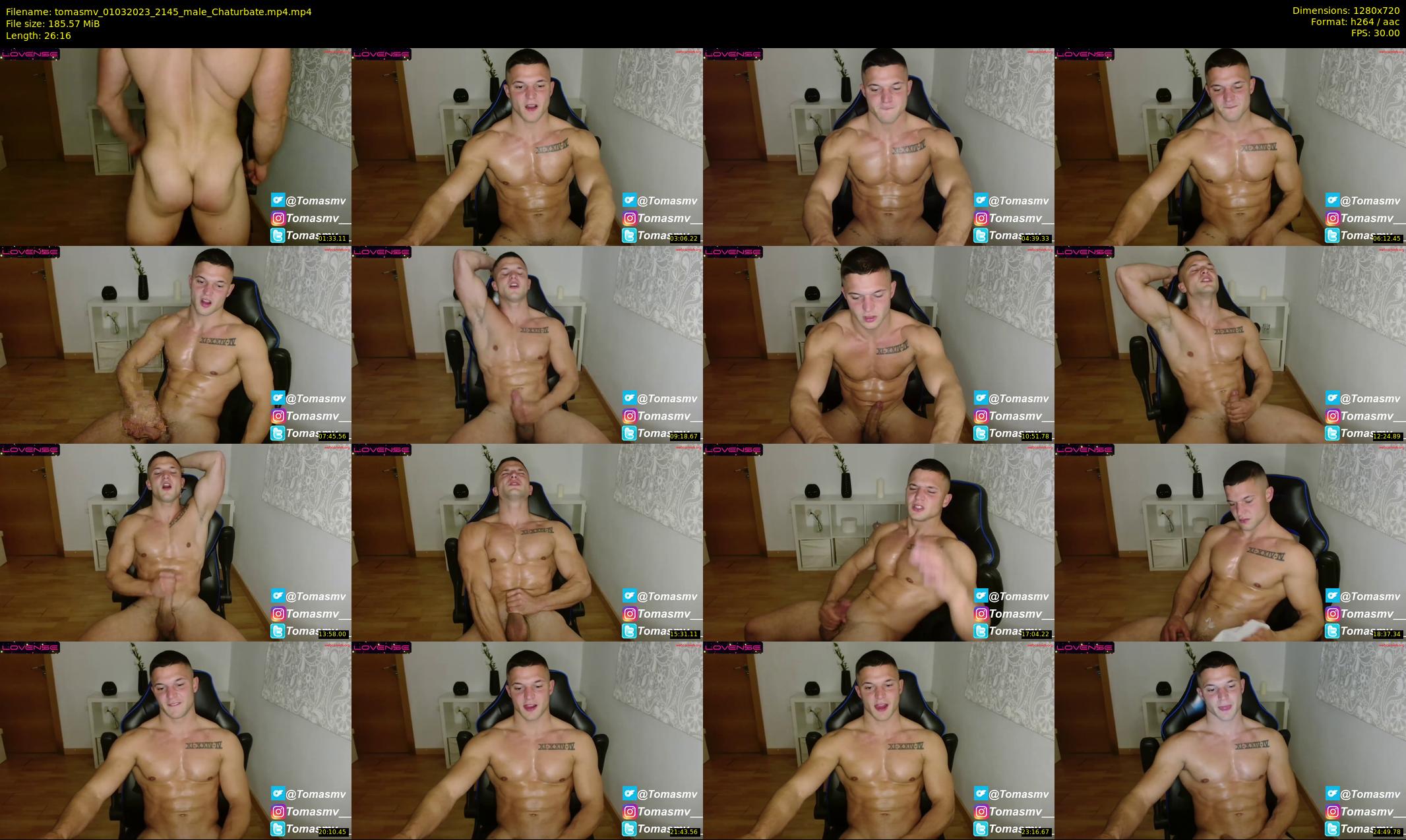 tomasmv — 27 minute Chaturbate male cam show recording, 720p, Mar 1, 2023