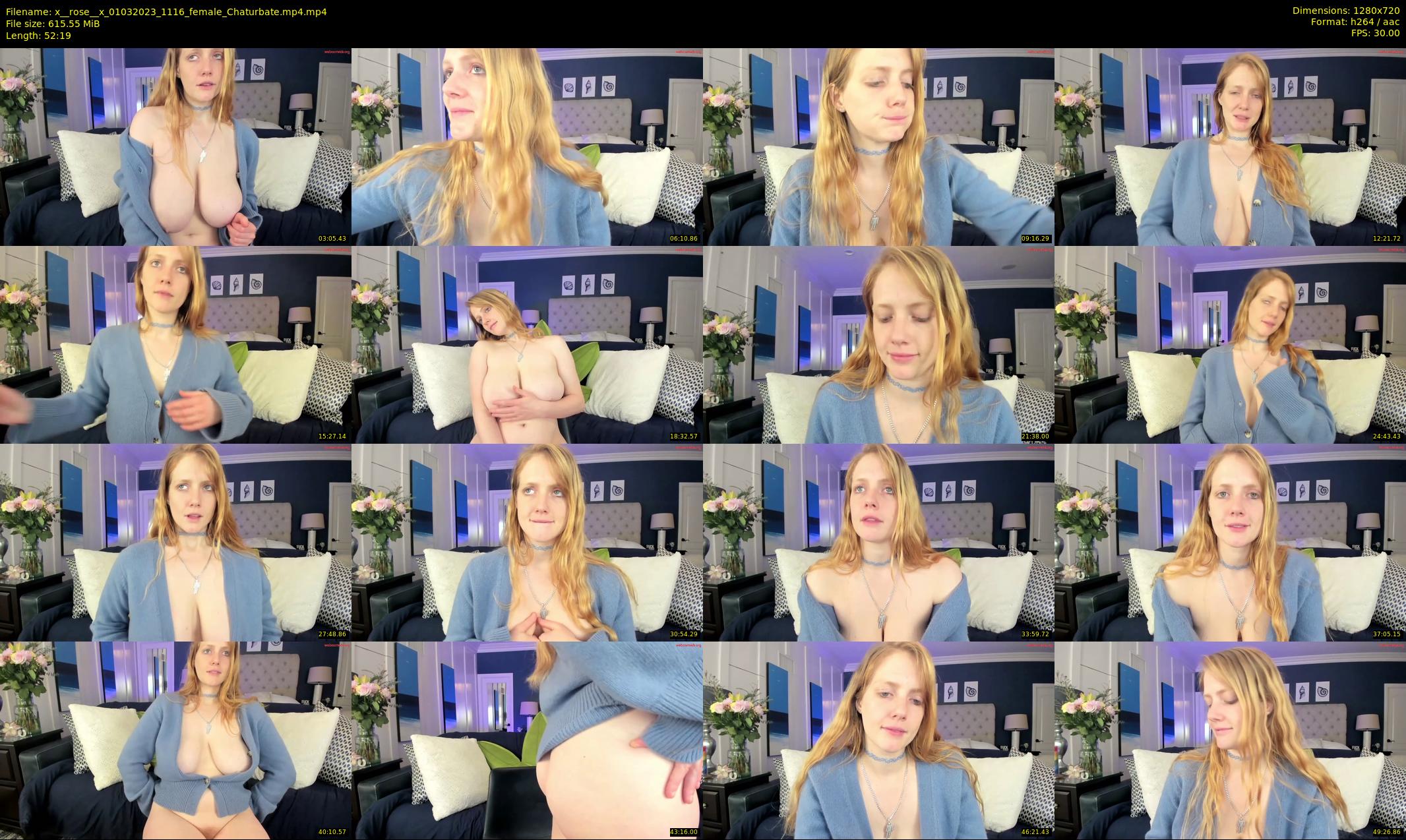 x__rose__x — 53 minute Chaturbate female cam show recording, 720p, Mar 1, 2023