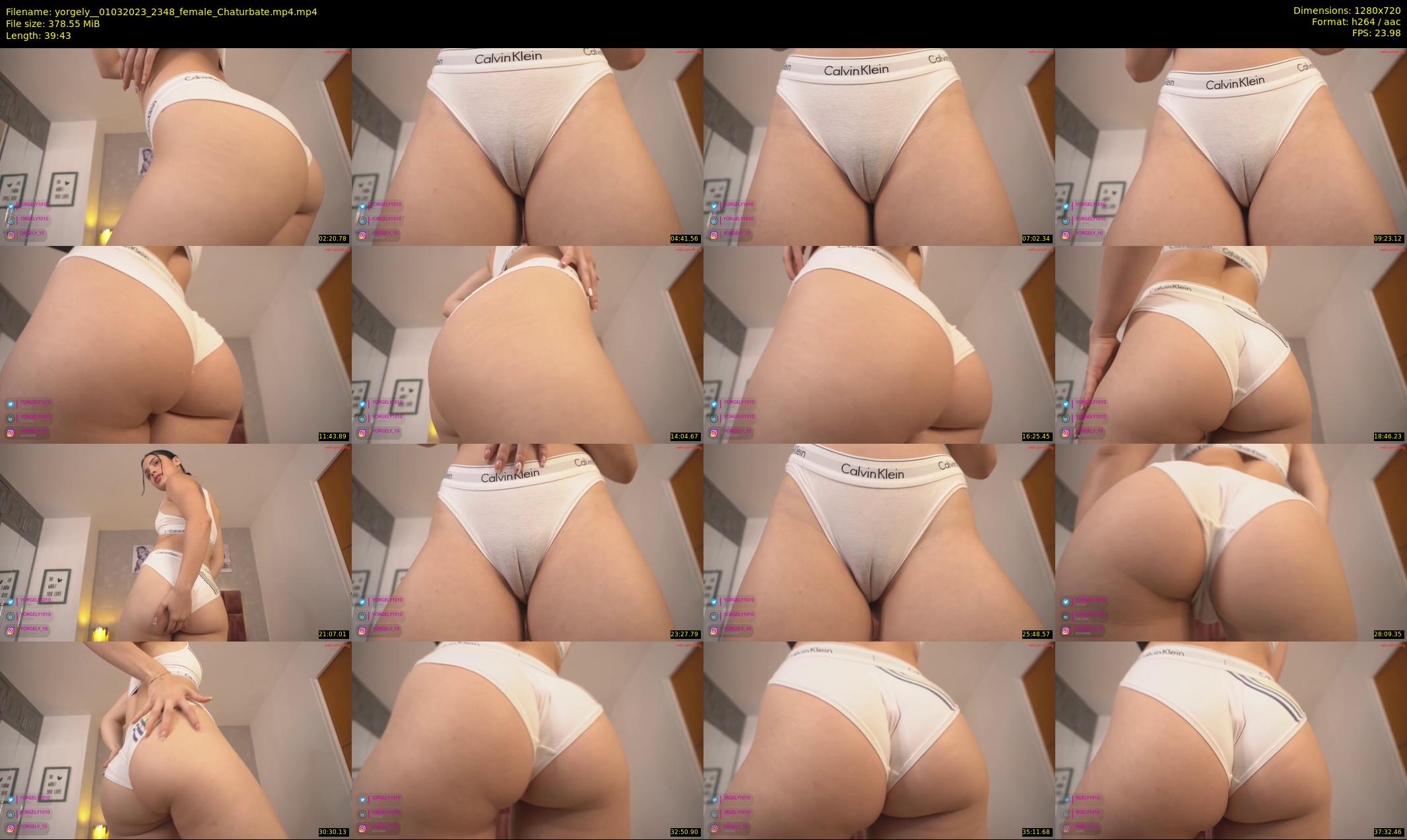 yorgely_ — 40 minute Chaturbate female cam show recording, 720p, Mar 1, 2023