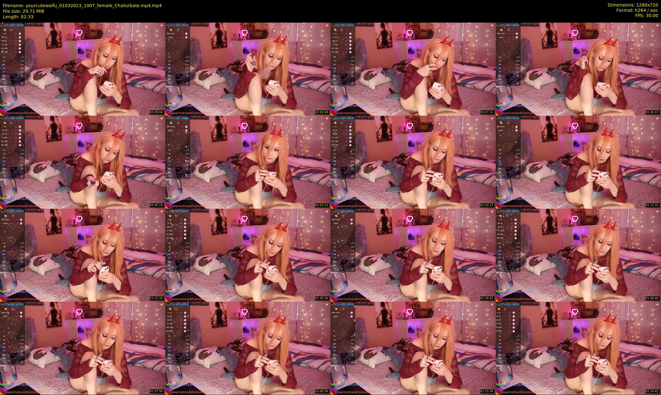 yourcutewaifu — 3 minute Chaturbate female cam show recording, 720p, Mar 1, 2023