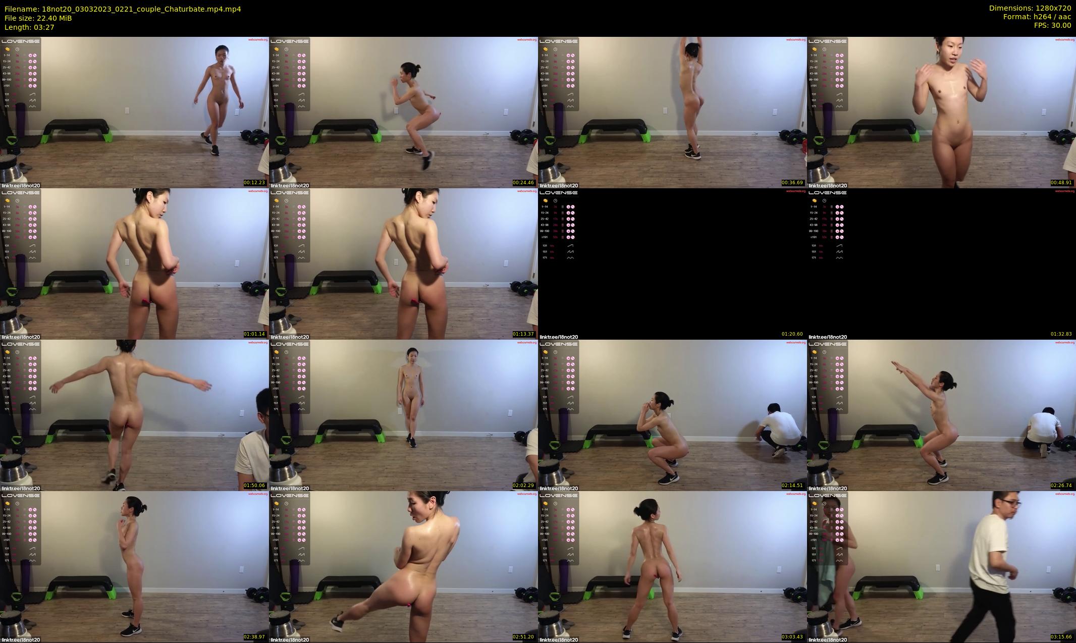 18not20 — 4 minute Chaturbate couple cam show recording, 720p, Mar 3, 2023