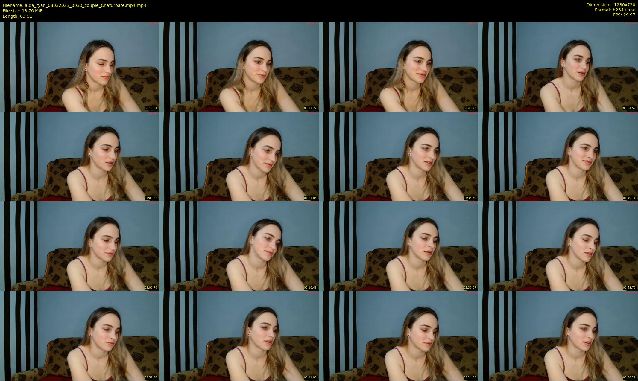 aida_ryan — 4 minute Chaturbate couple cam show recording, 720p, Mar 3, 2023