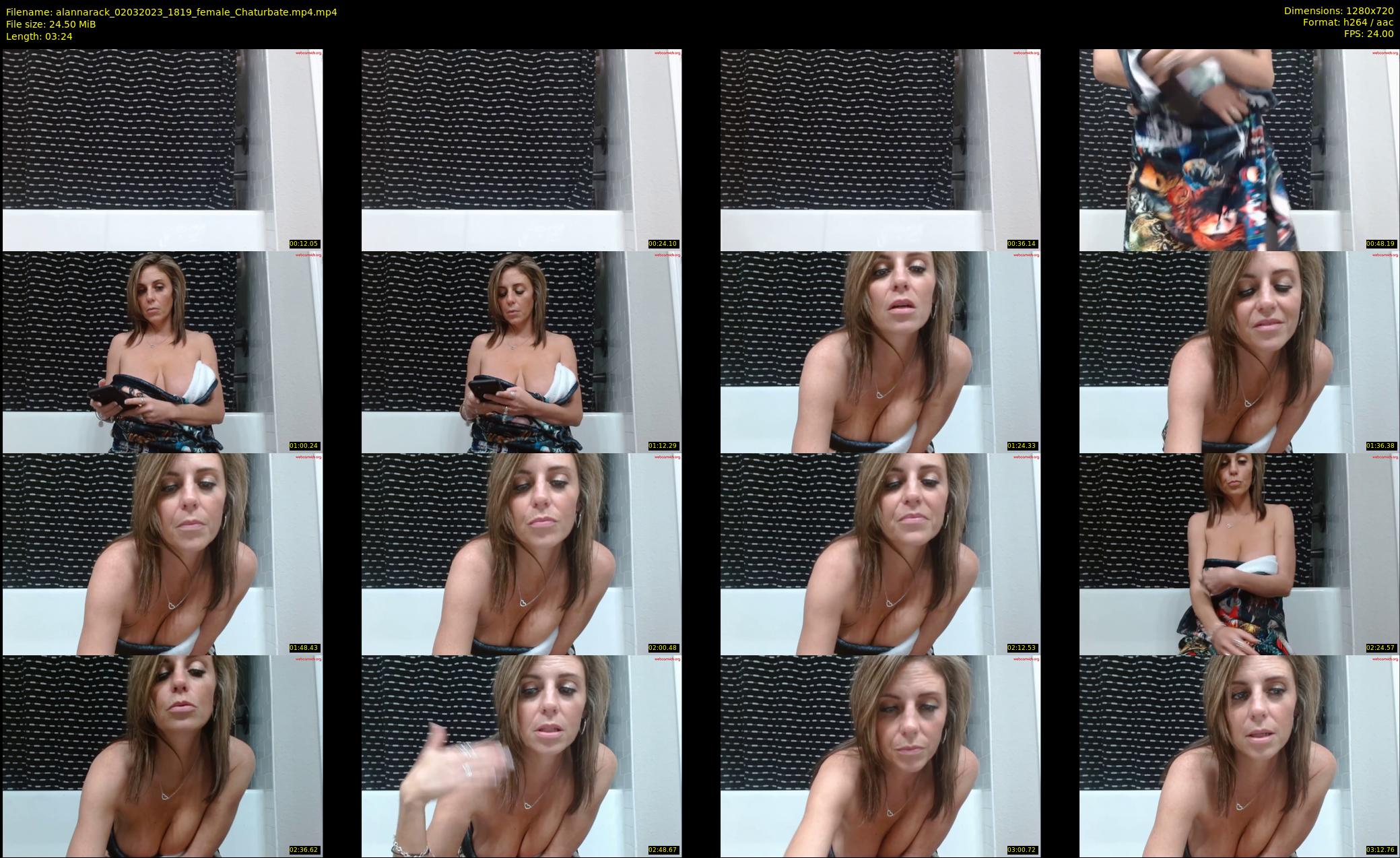 alannarack — 4 minute Chaturbate female cam show recording, 720p, Mar 2, 2023