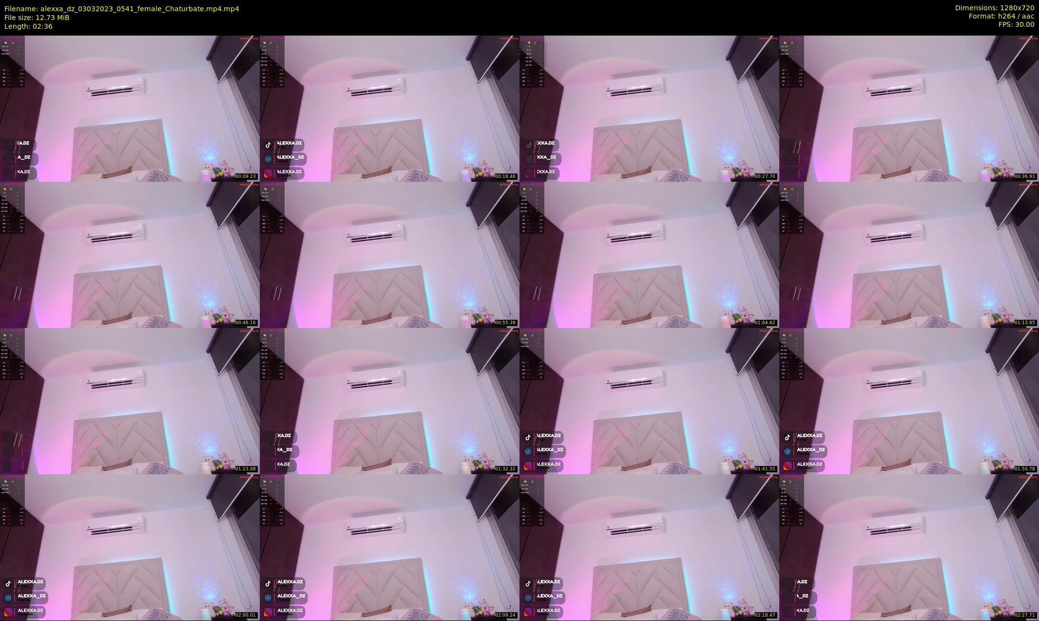 alexxa_dz — 3 minute Chaturbate female cam show recording, 720p, Mar 3, 2023