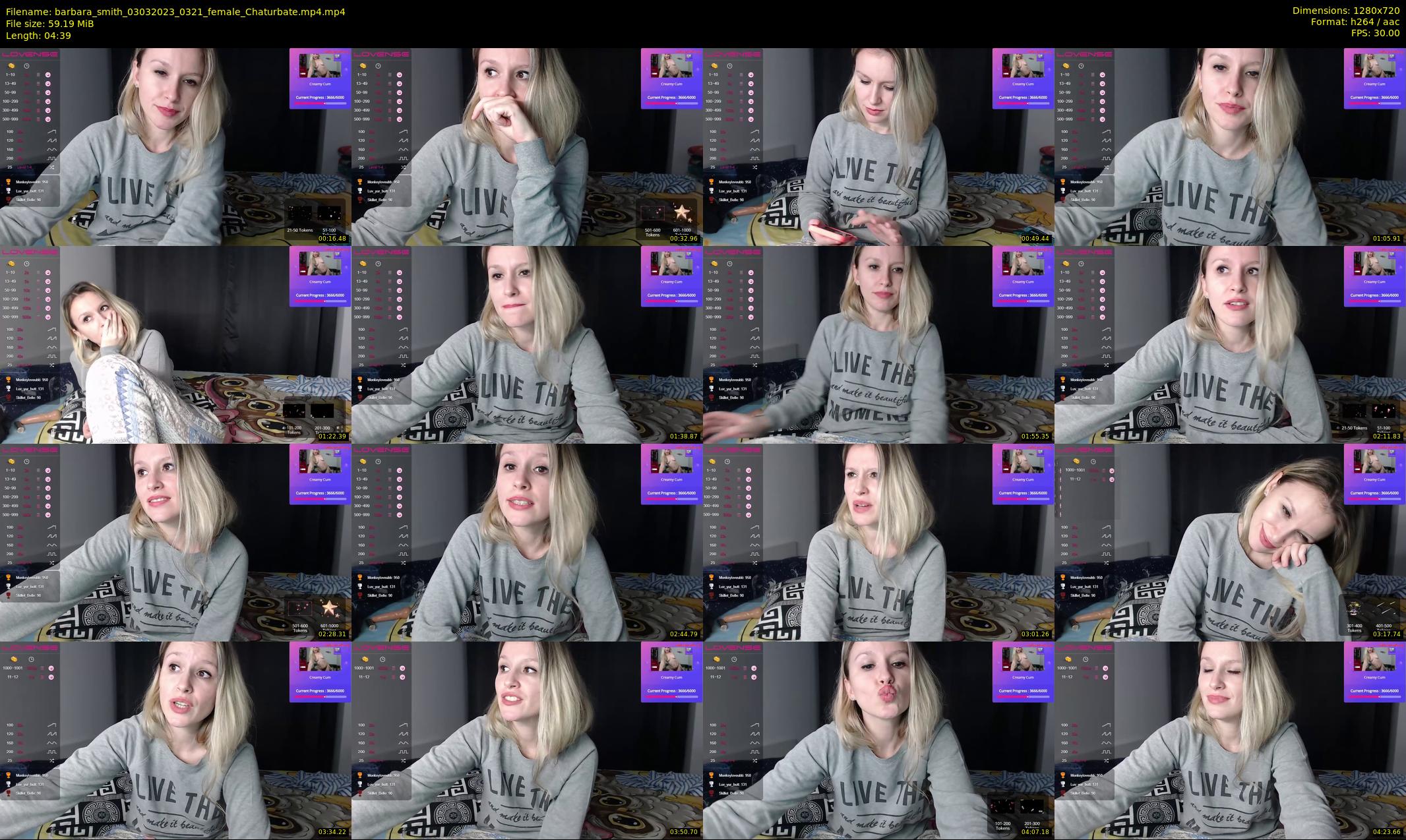 barbara_smith — 5 minute Chaturbate female cam show recording, 720p, Mar 3, 2023