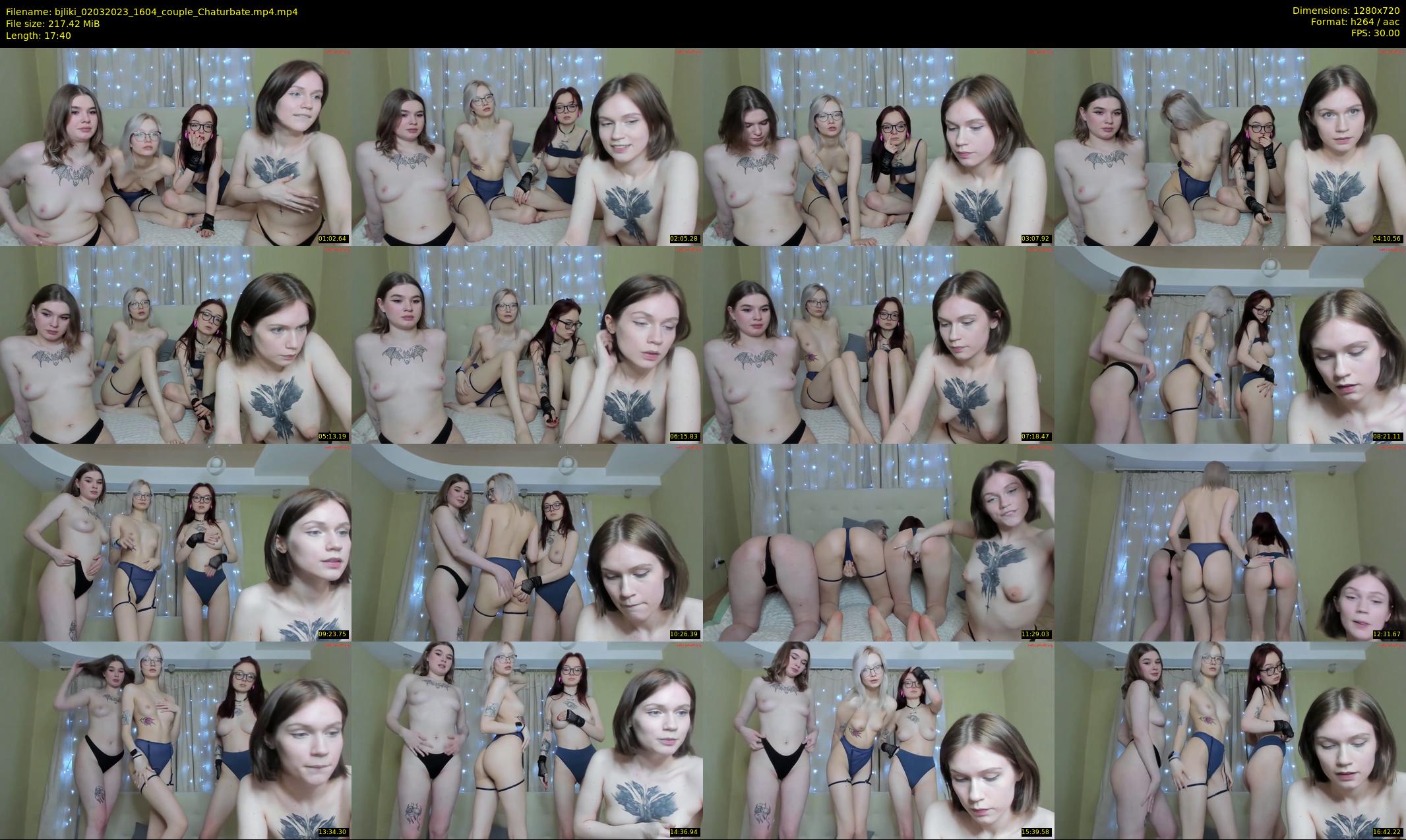 bjliki — 18 minute Chaturbate couple cam show recording, 720p, Mar 2, 2023