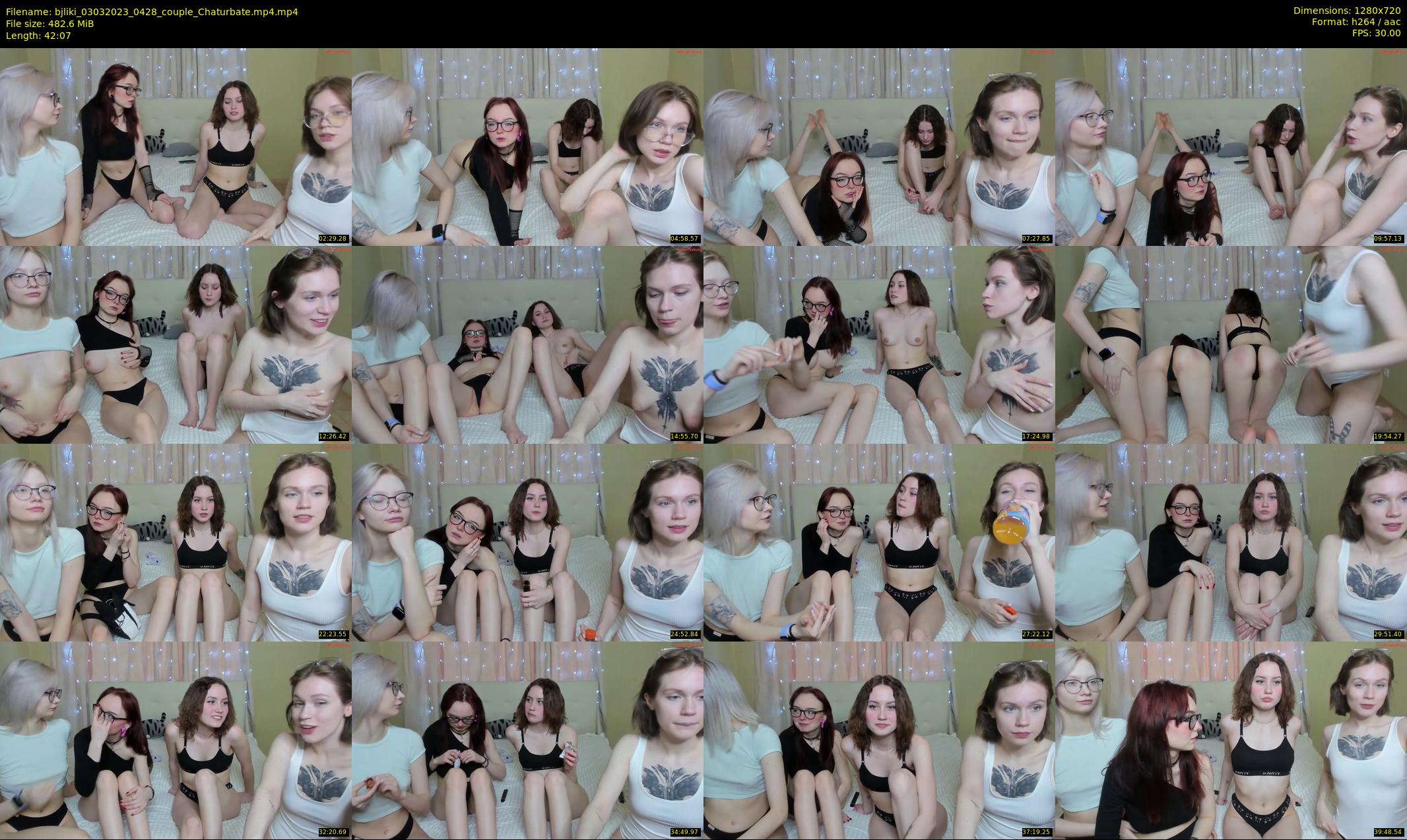 bjliki — 43 minute Chaturbate couple cam show recording, 720p, Mar 3, 2023