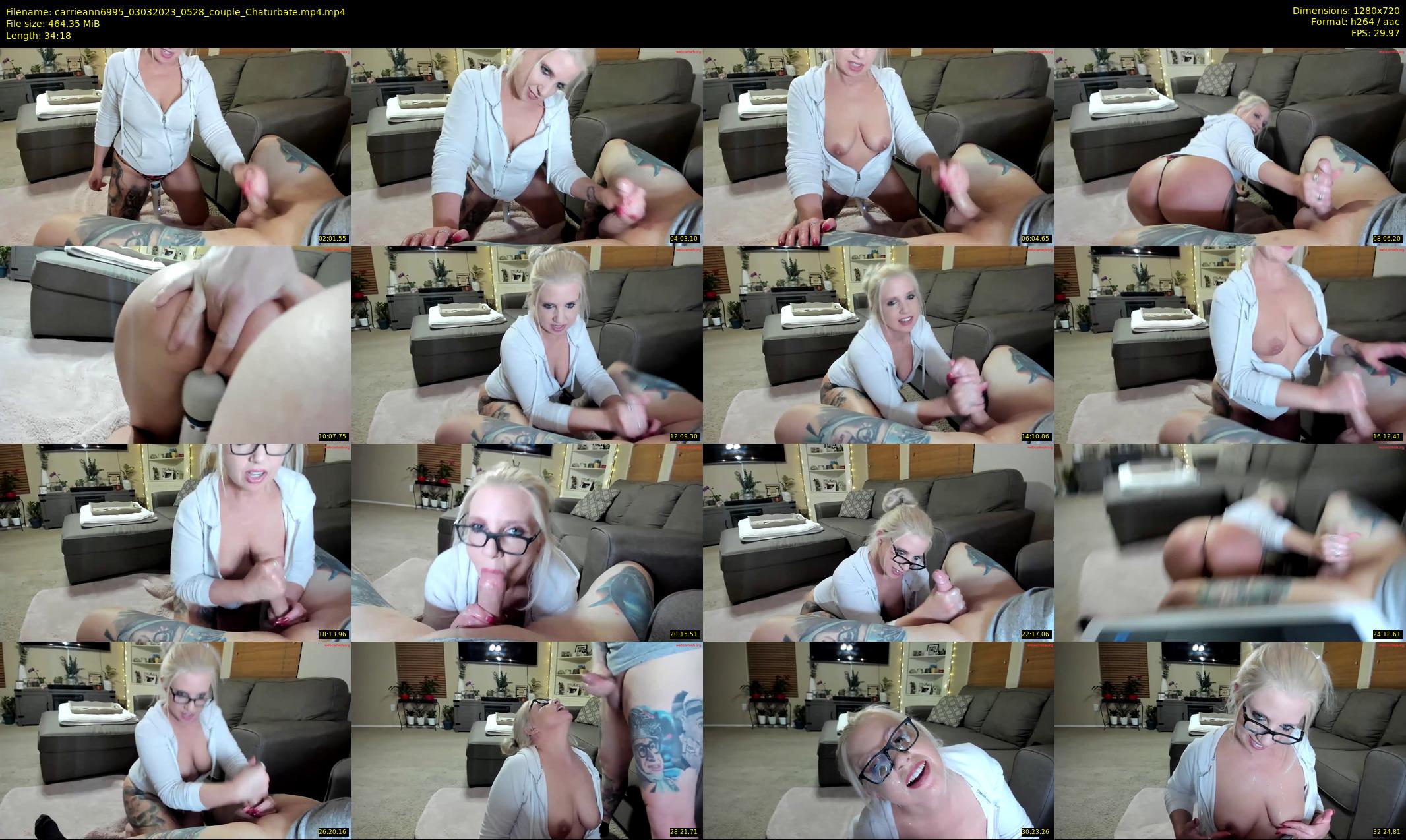 carrieann6995 — 35 minute Chaturbate couple cam show recording, 720p, Mar 3, 2023
