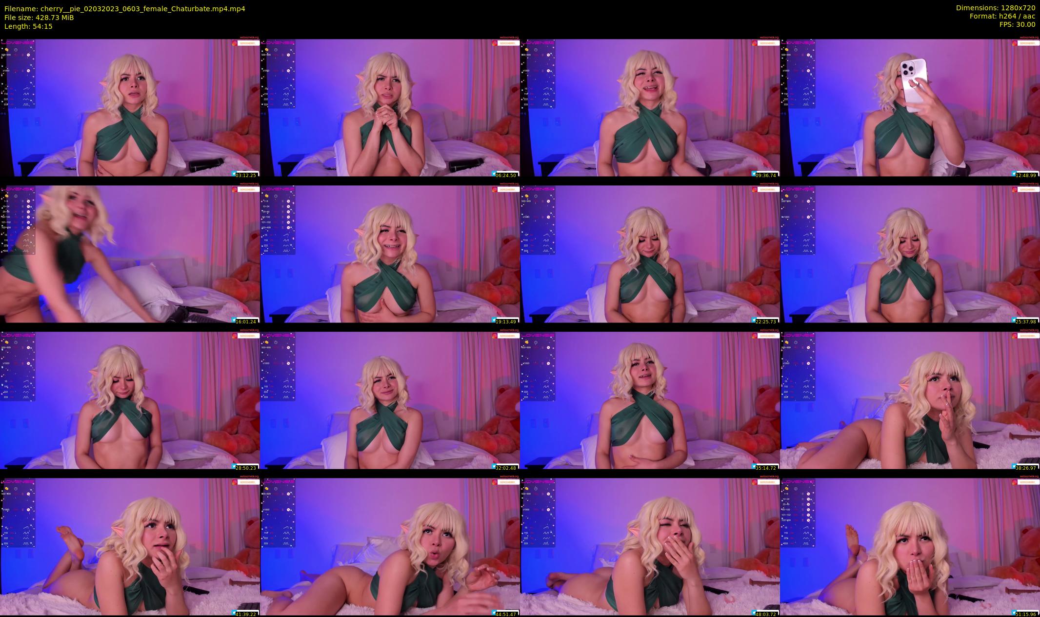 cherry__pie — 55 minute Chaturbate female cam show recording, 720p, Mar 2, 2023