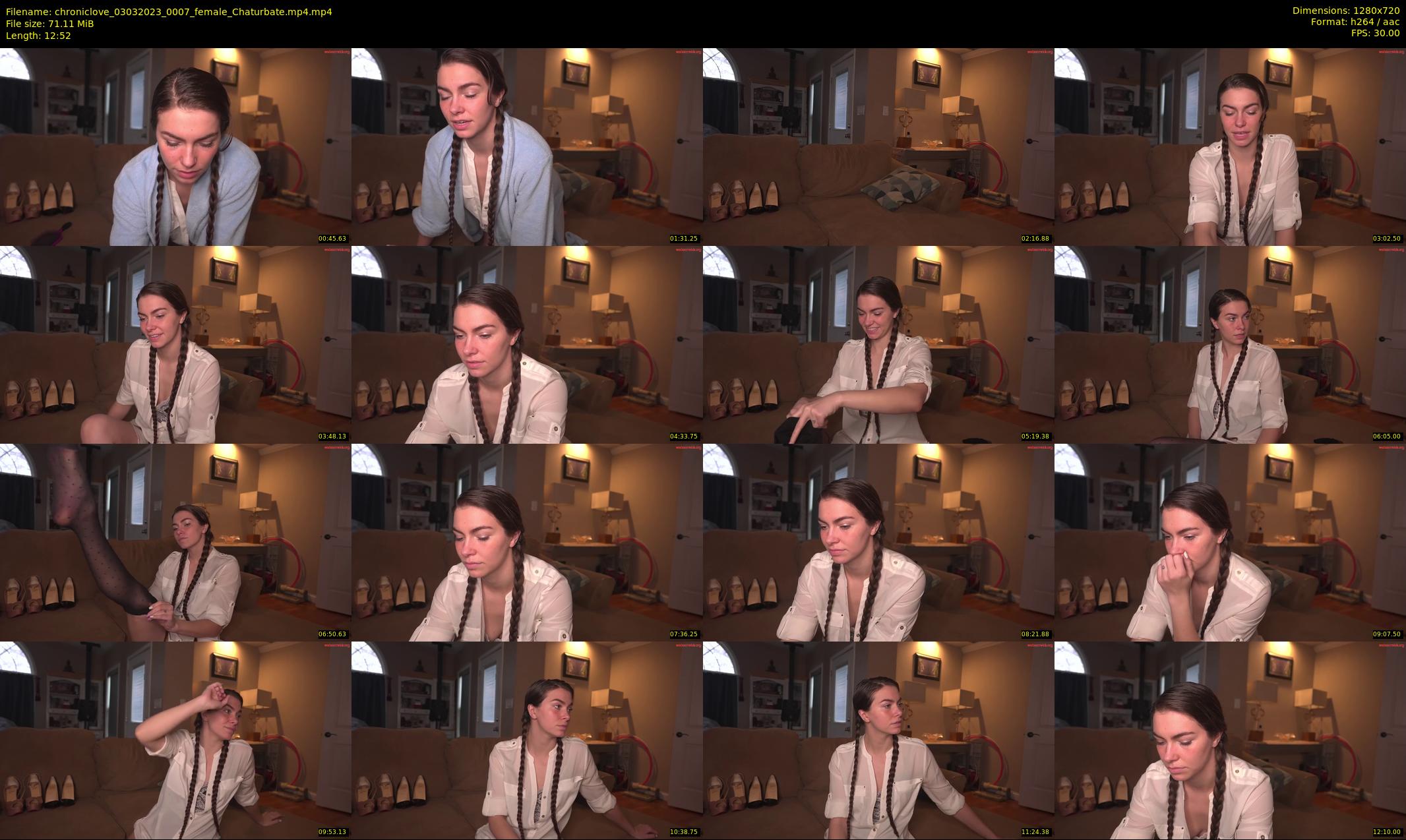 chroniclove — 13 minute Chaturbate female cam show recording, 720p, Mar 3, 2023