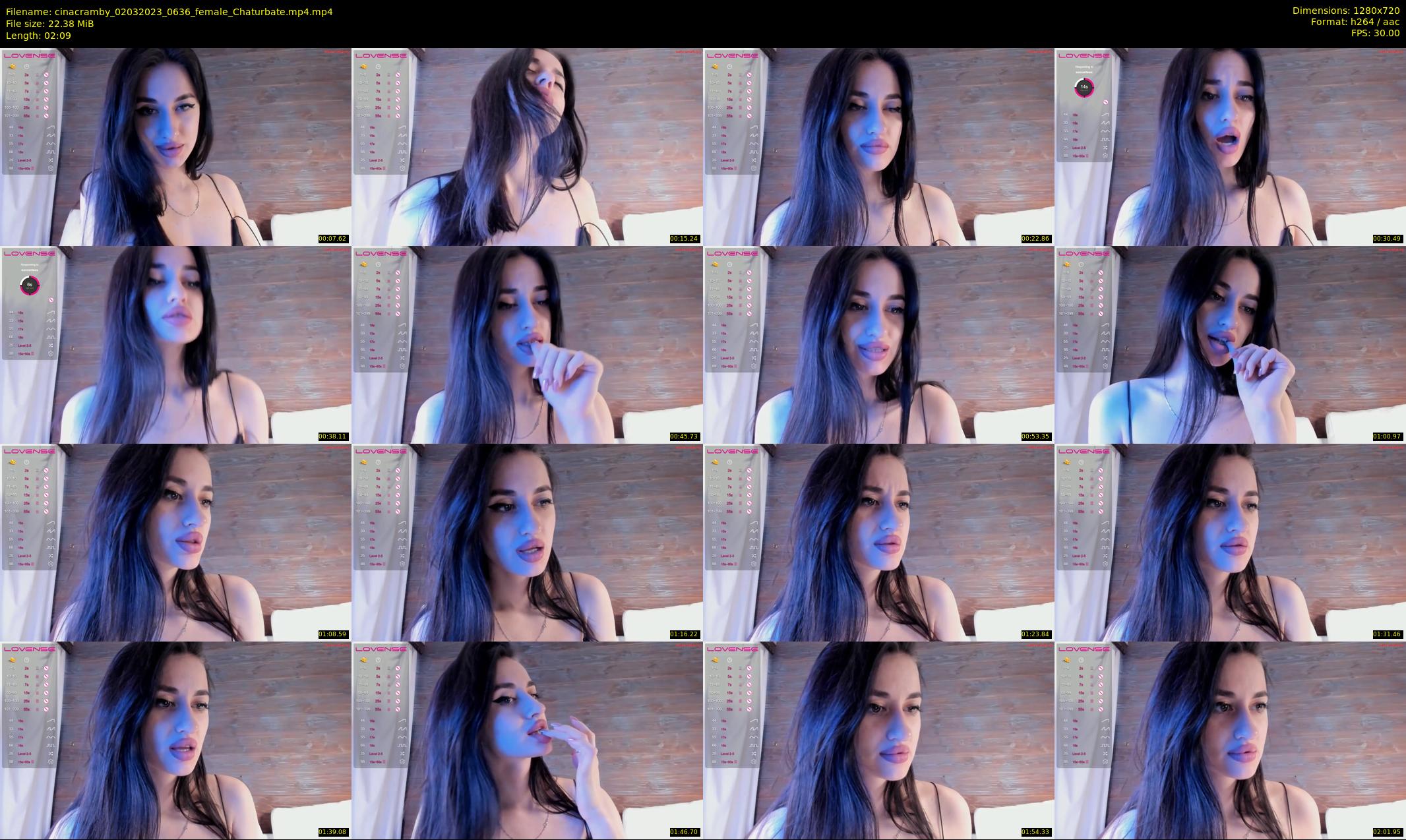 cinacramby — 3 minute Chaturbate female cam show recording, 720p, Mar 2, 2023
