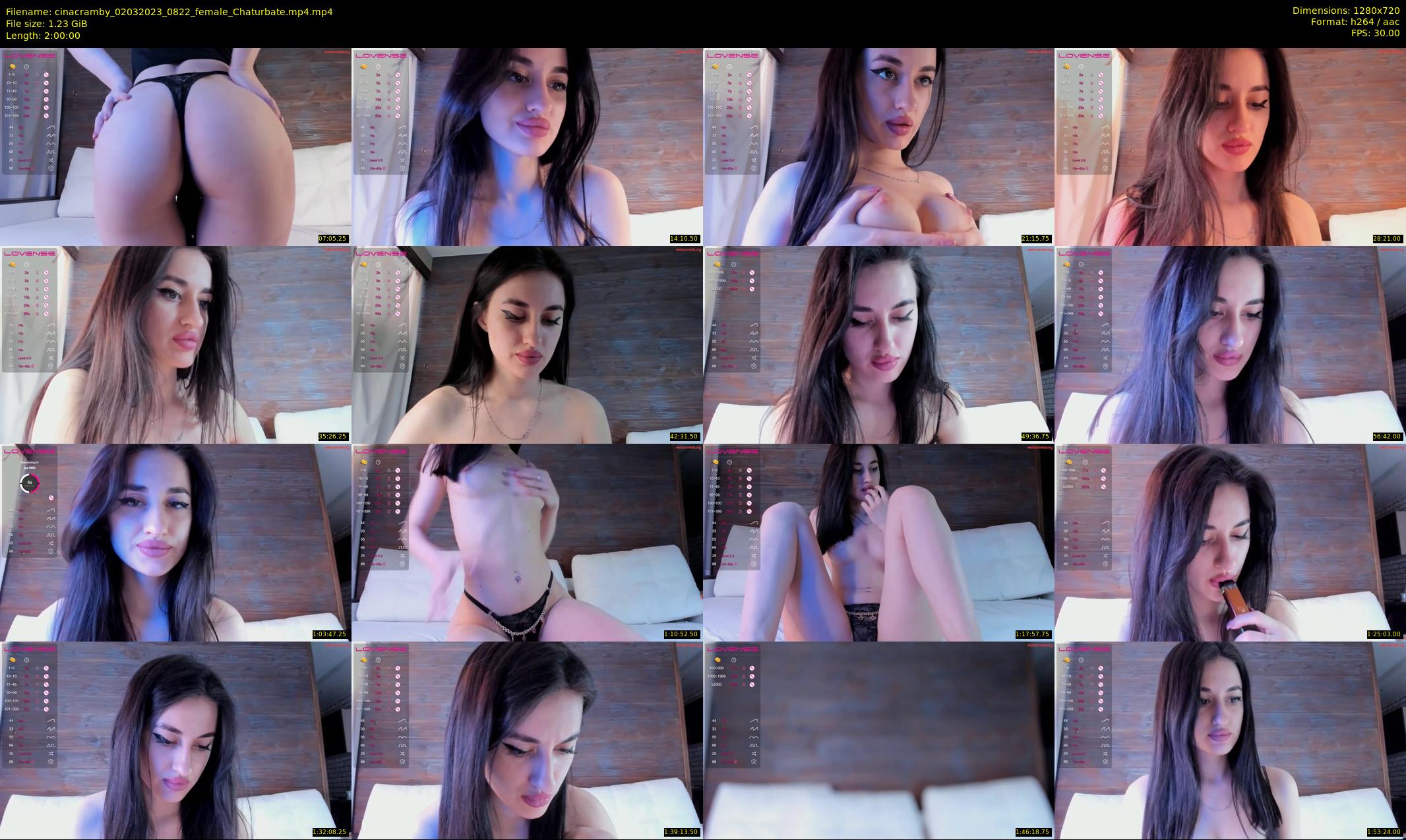 cinacramby — 120 minute Chaturbate female cam show recording, 720p, Mar 2, 2023