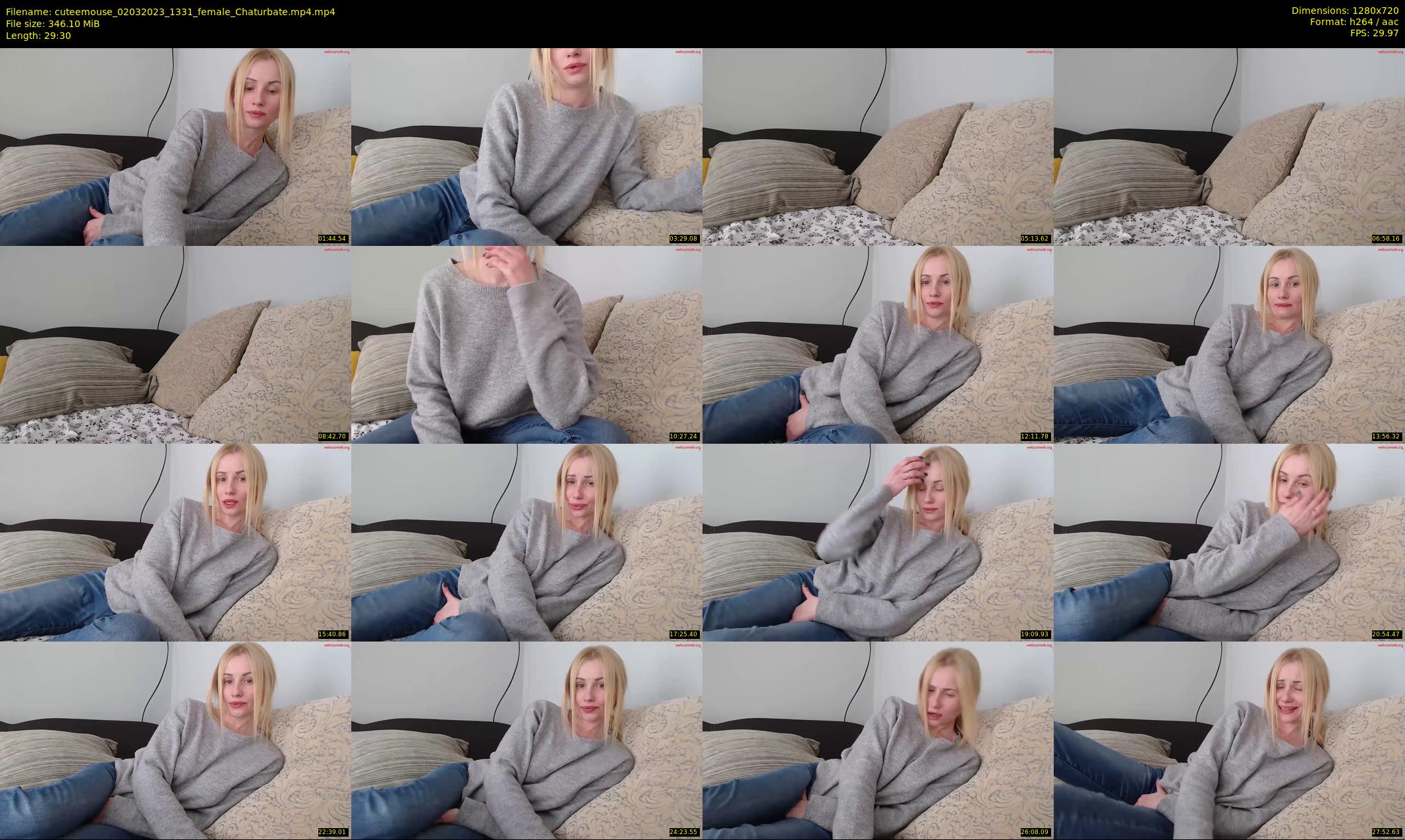 cuteemouse — 30 minute Chaturbate female cam show recording, 720p, Mar 2, 2023