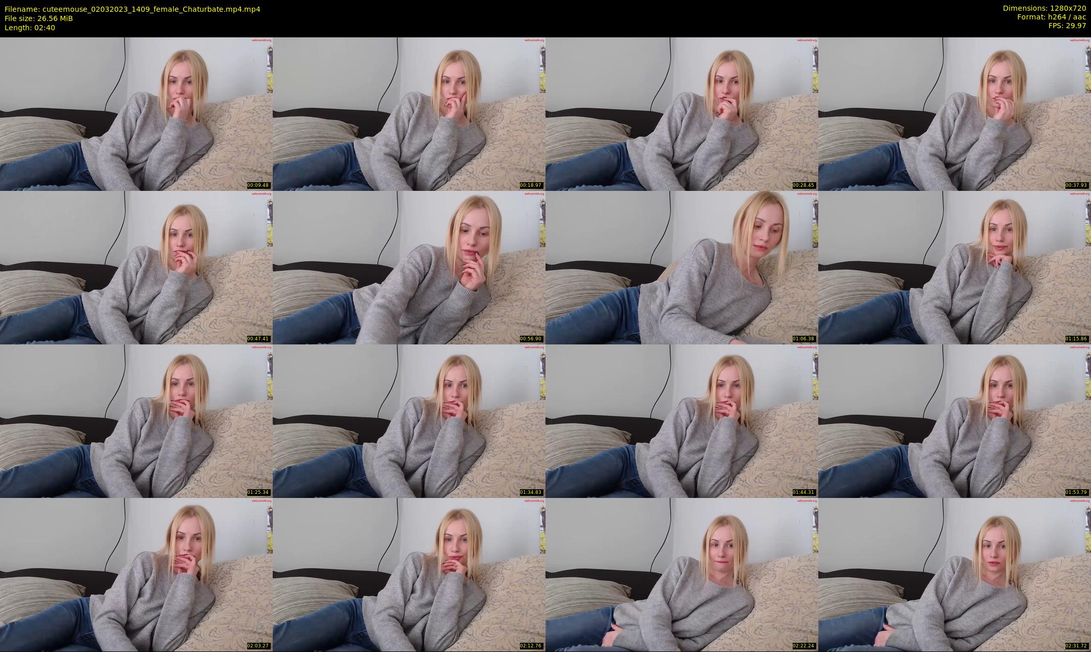 cuteemouse — 3 minute Chaturbate female cam show recording, 720p, Mar 2, 2023