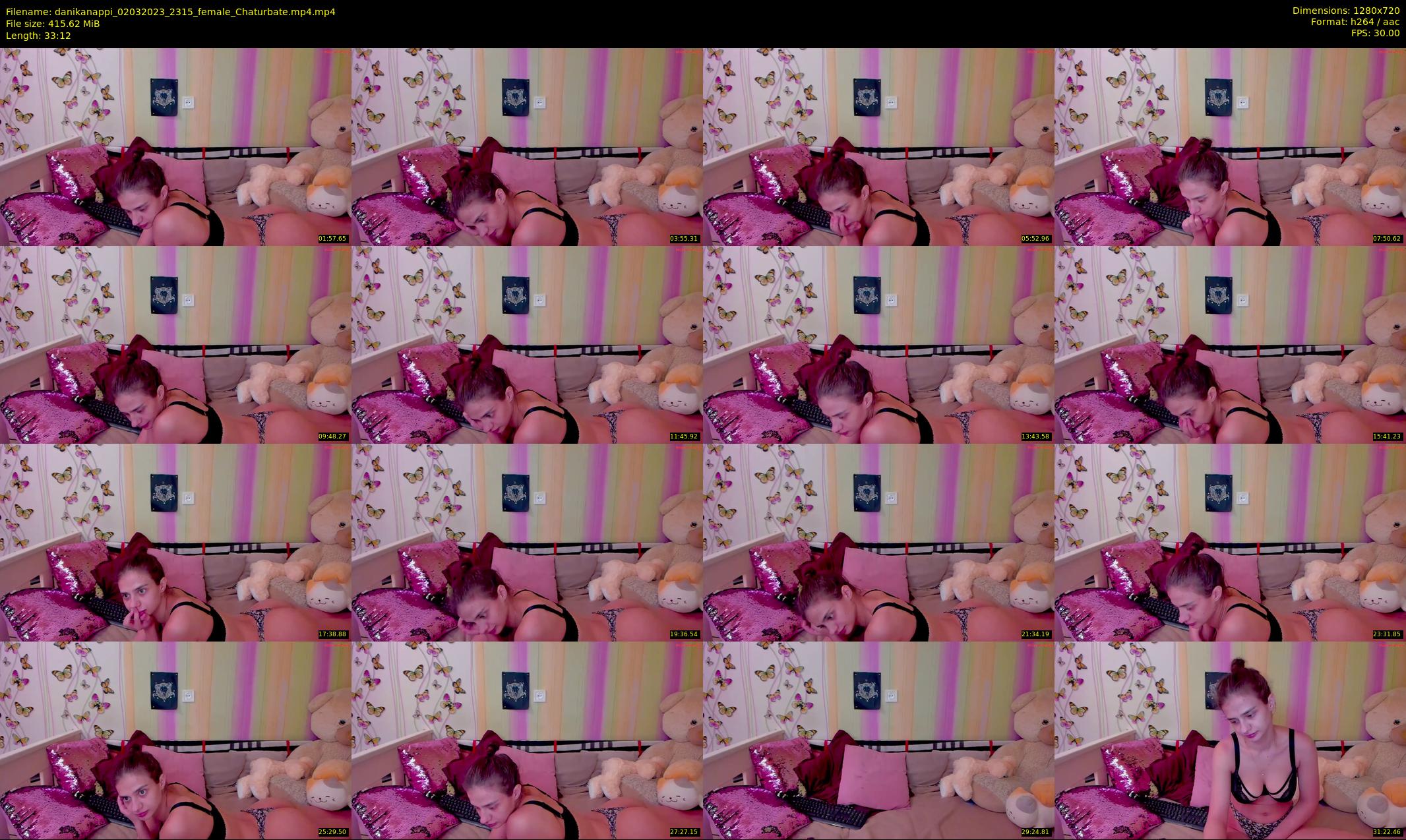 danikanappi — 34 minute Chaturbate female cam show recording, 720p, Mar 2, 2023