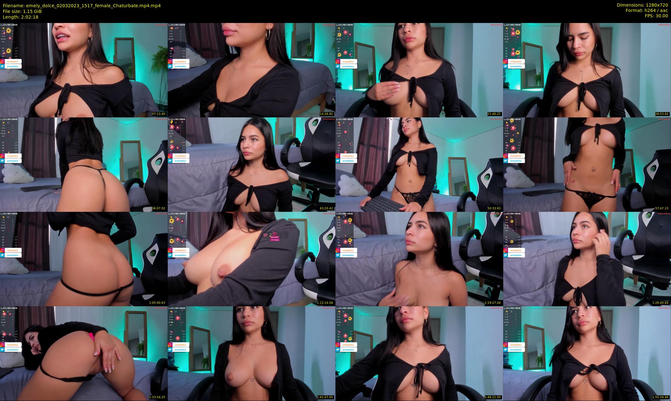 emely_dolce — 123 minute Chaturbate female cam show recording, 720p, Mar 2, 2023