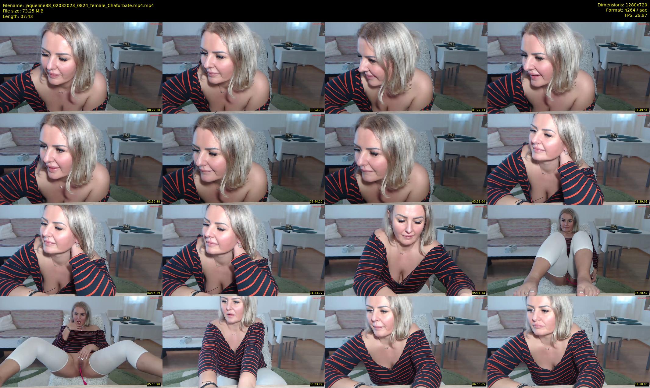 jaqueline88 — 8 minute Chaturbate female cam show recording, 720p, Mar 2, 2023