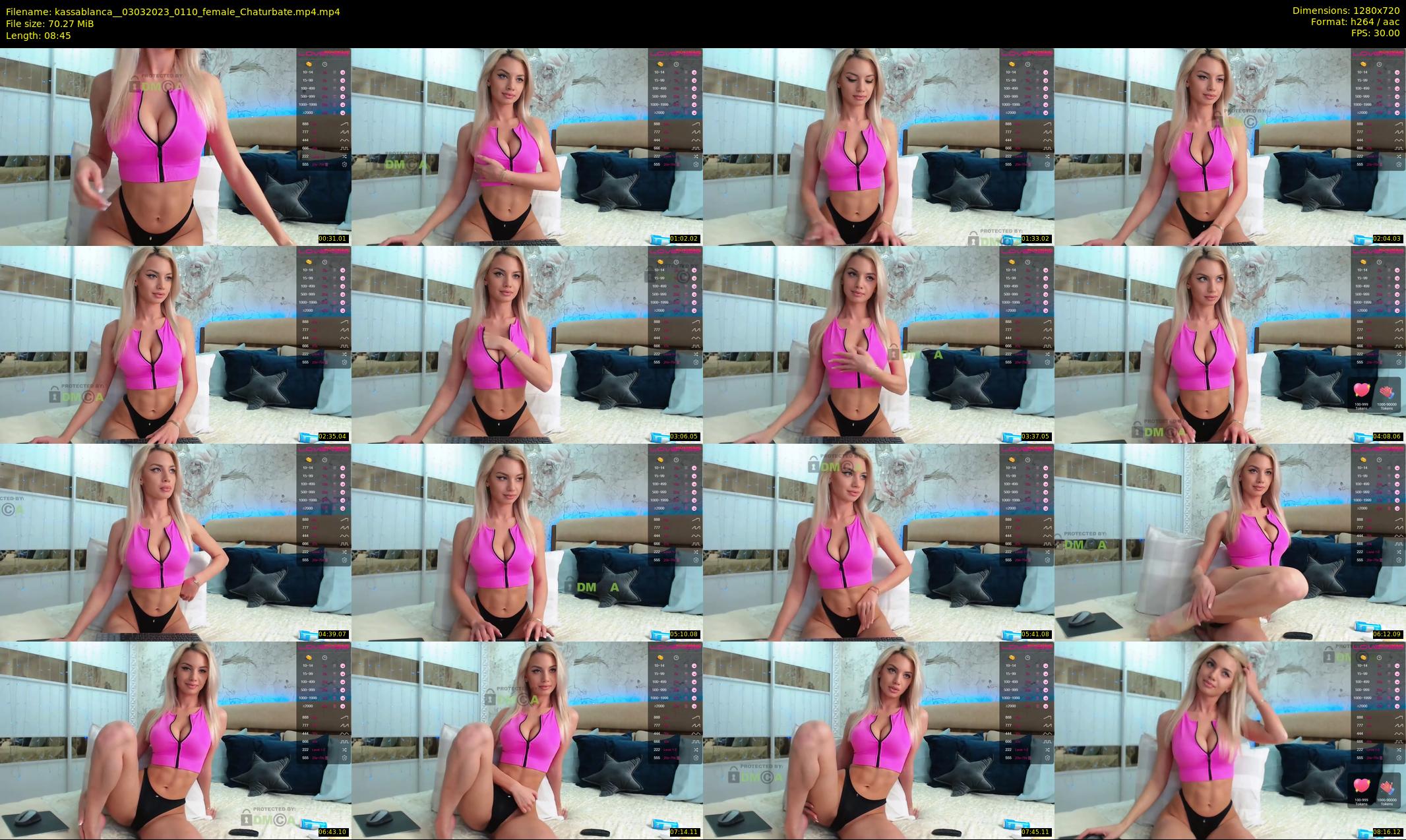 kassablanca_ — 9 minute Chaturbate female cam show recording, 720p, Mar 3, 2023
