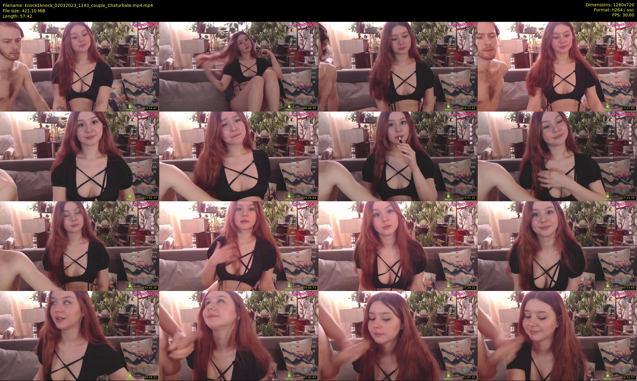 knock1knock — 58 minute Chaturbate couple cam show recording, 720p, Mar 2, 2023