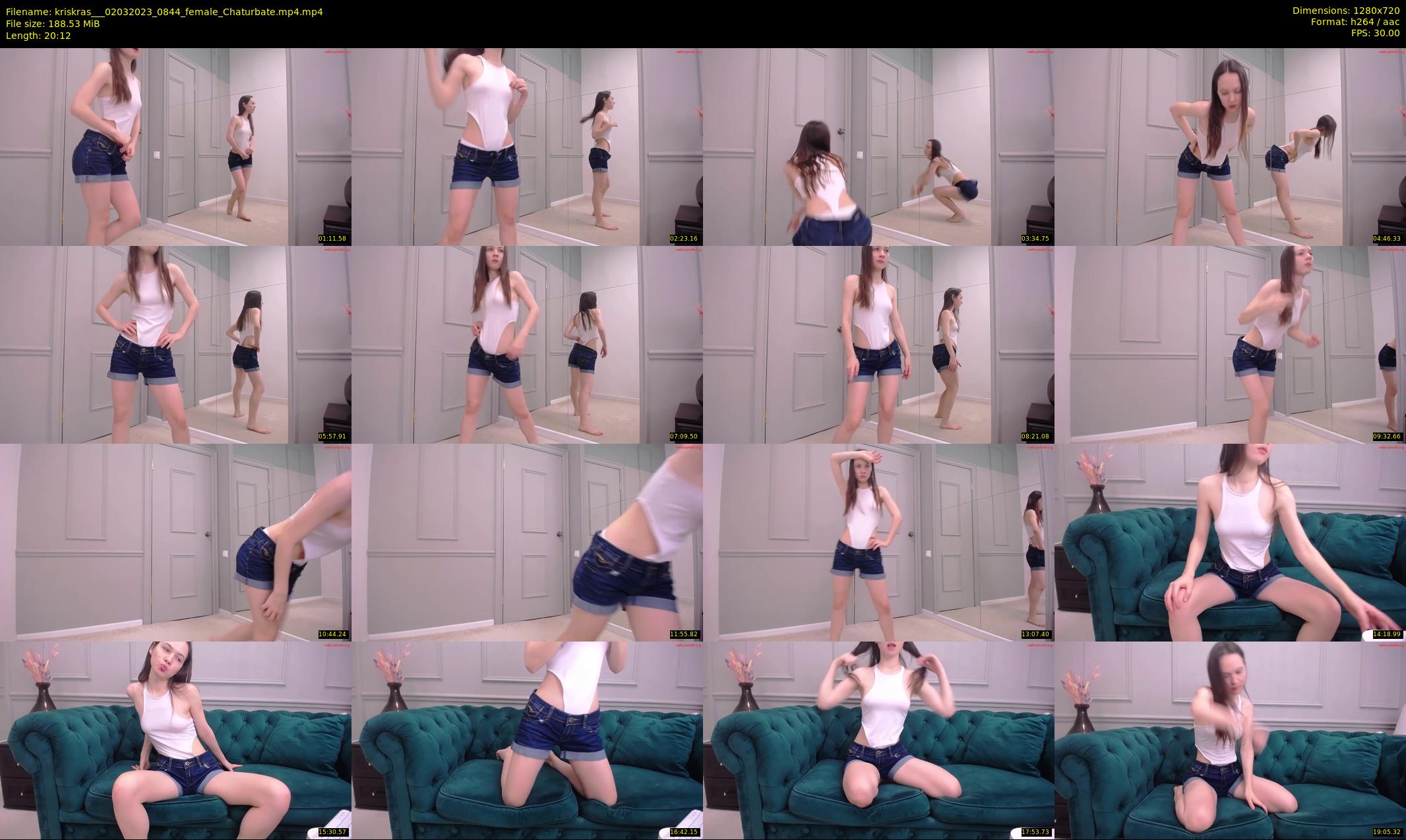 kriskras__ — 21 minute Chaturbate female cam show recording, 720p, Mar 2, 2023