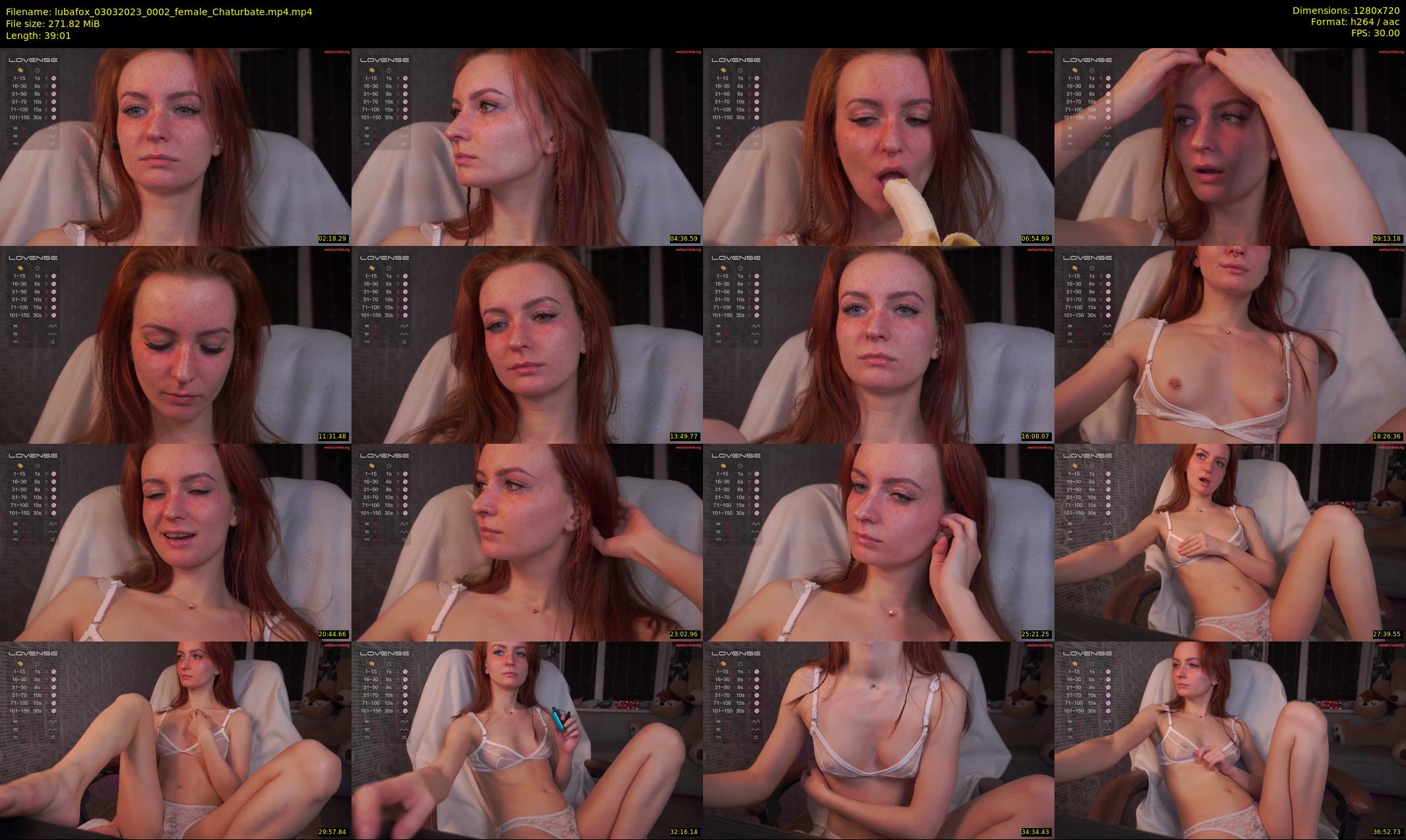 lubafox — 40 minute Chaturbate female cam show recording, 720p, Mar 3, 2023