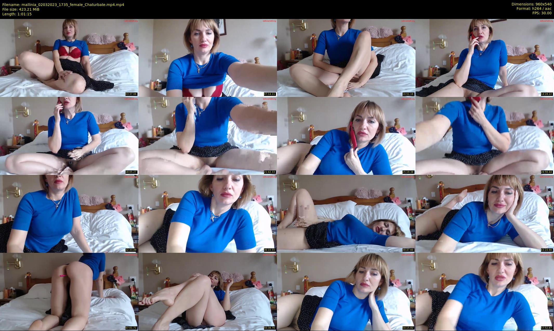 mallinia — 62 minute Chaturbate female cam show recording, 480p, Mar 2, 2023