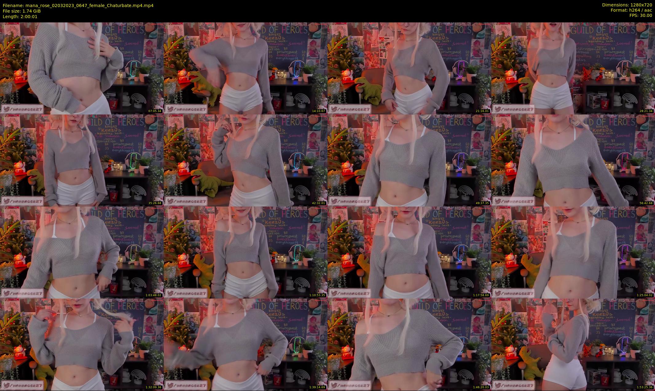 mana_rose — 121 minute Chaturbate female cam show recording, 720p, Mar 2, 2023