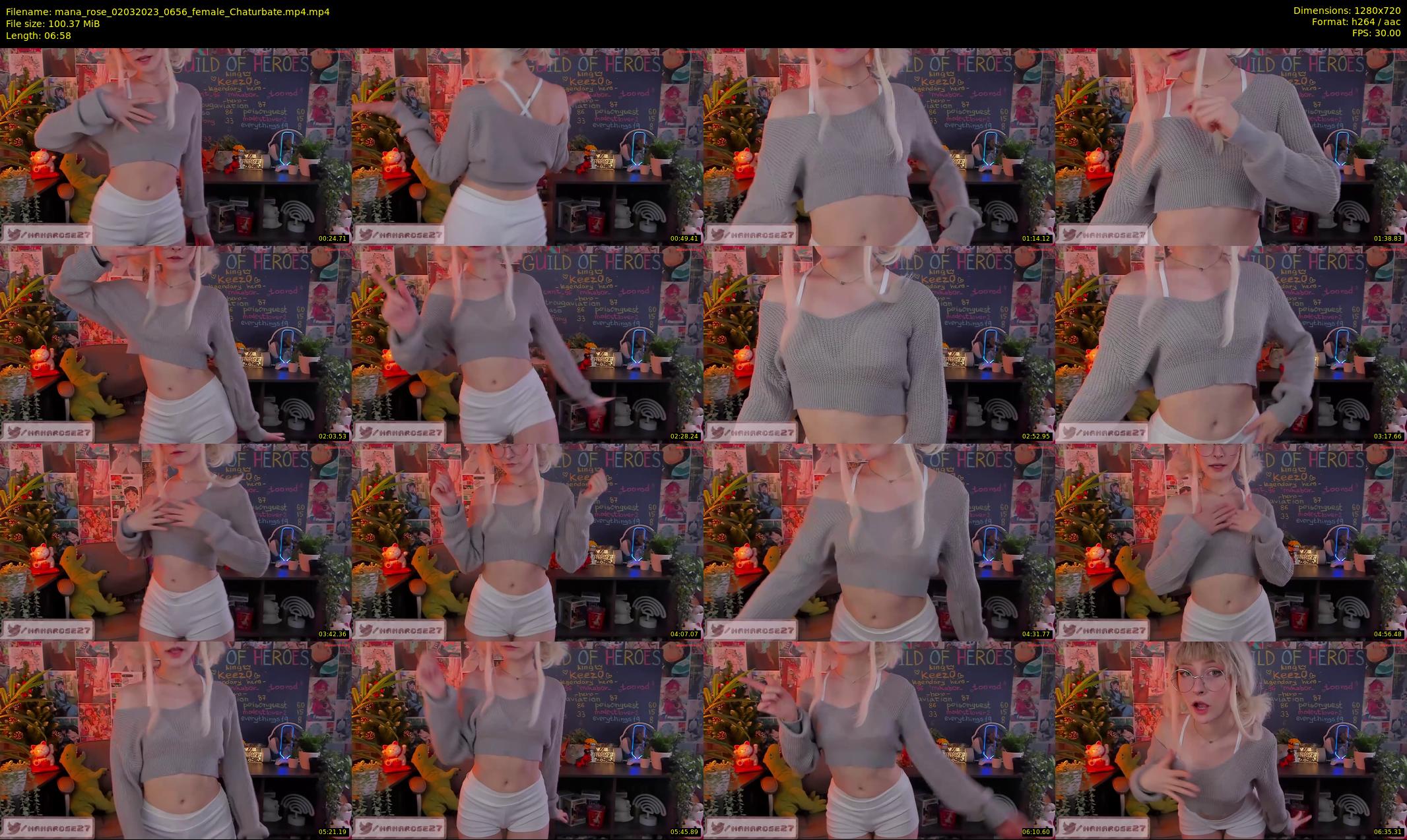 mana_rose — 7 minute Chaturbate female cam show recording, 720p, Mar 2, 2023