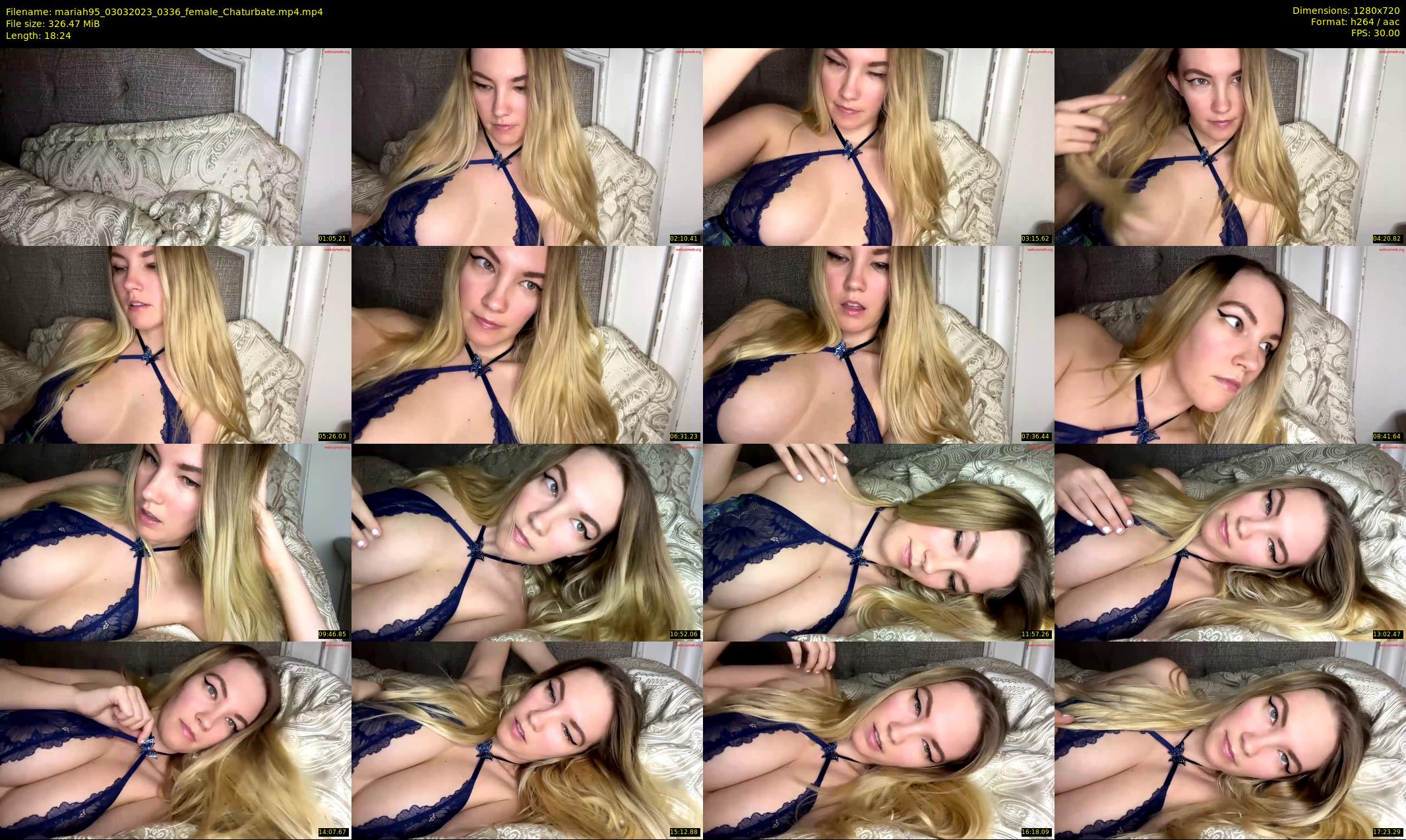 mariah95 — 19 minute Chaturbate female cam show recording, 720p, Mar 3, 2023