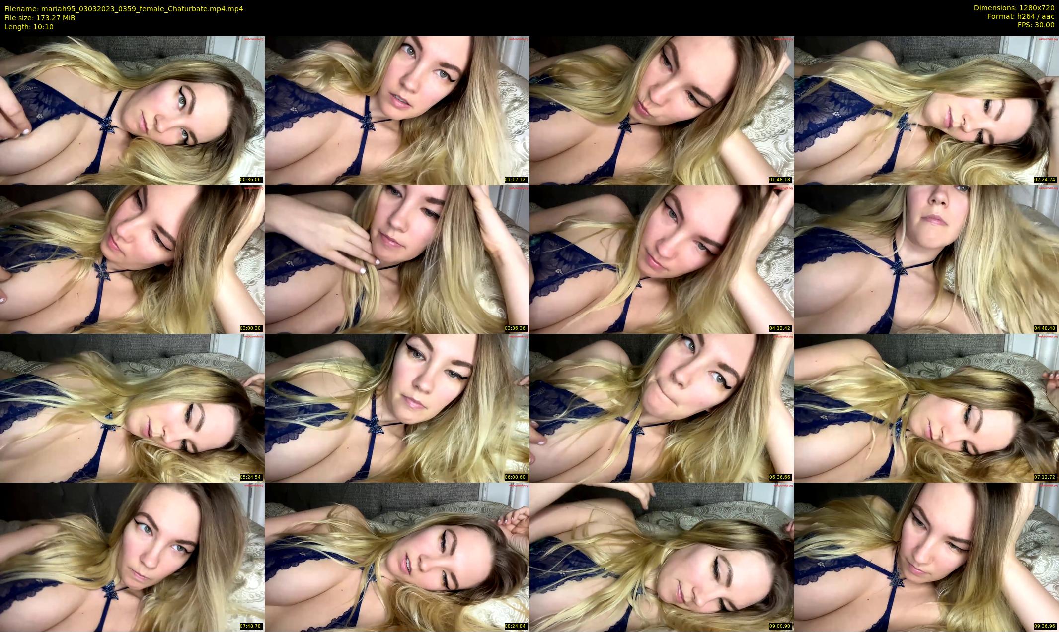 mariah95 — 11 minute Chaturbate female cam show recording, 720p, Mar 3, 2023