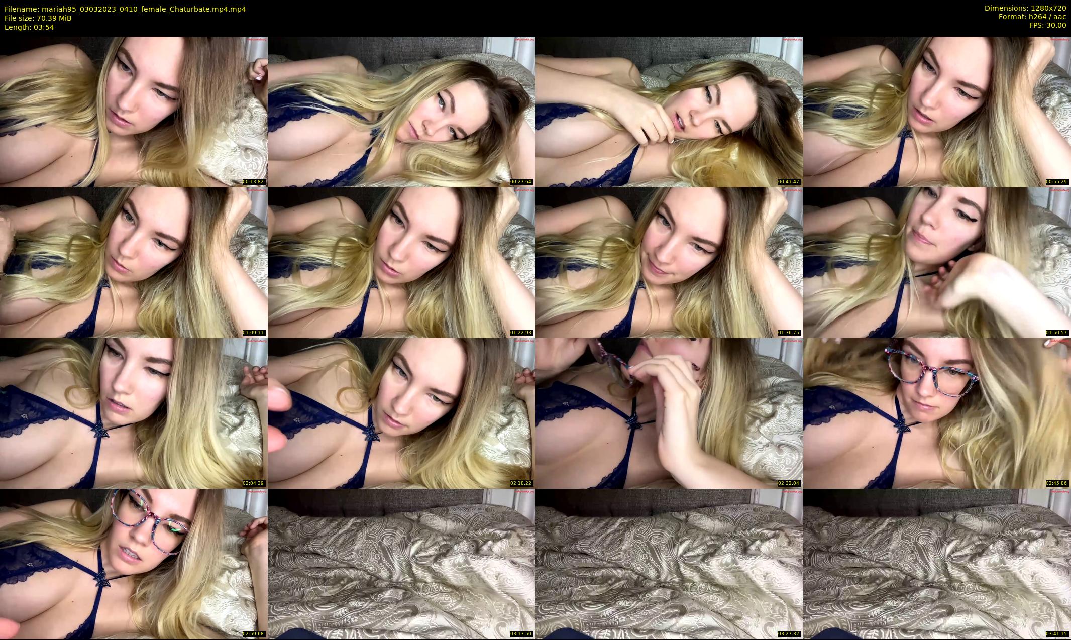 mariah95 — 4 minute Chaturbate female cam show recording, 720p, Mar 3, 2023
