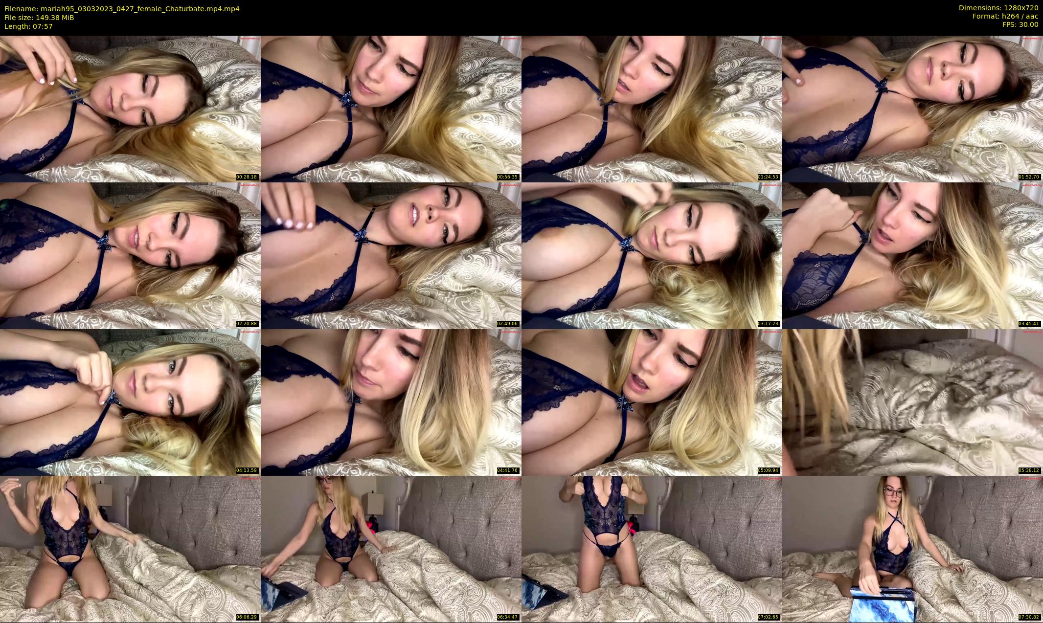 mariah95 — 8 minute Chaturbate female cam show recording, 720p, Mar 3, 2023