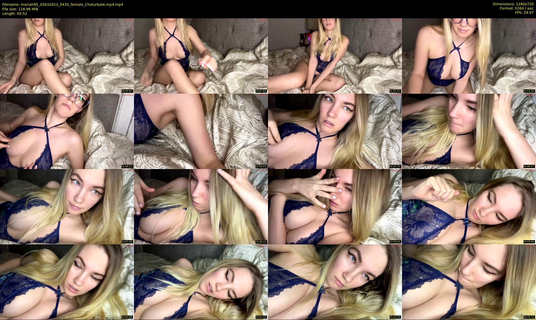 mariah95 — 6 minute Chaturbate female cam show recording, 720p, Mar 3, 2023
