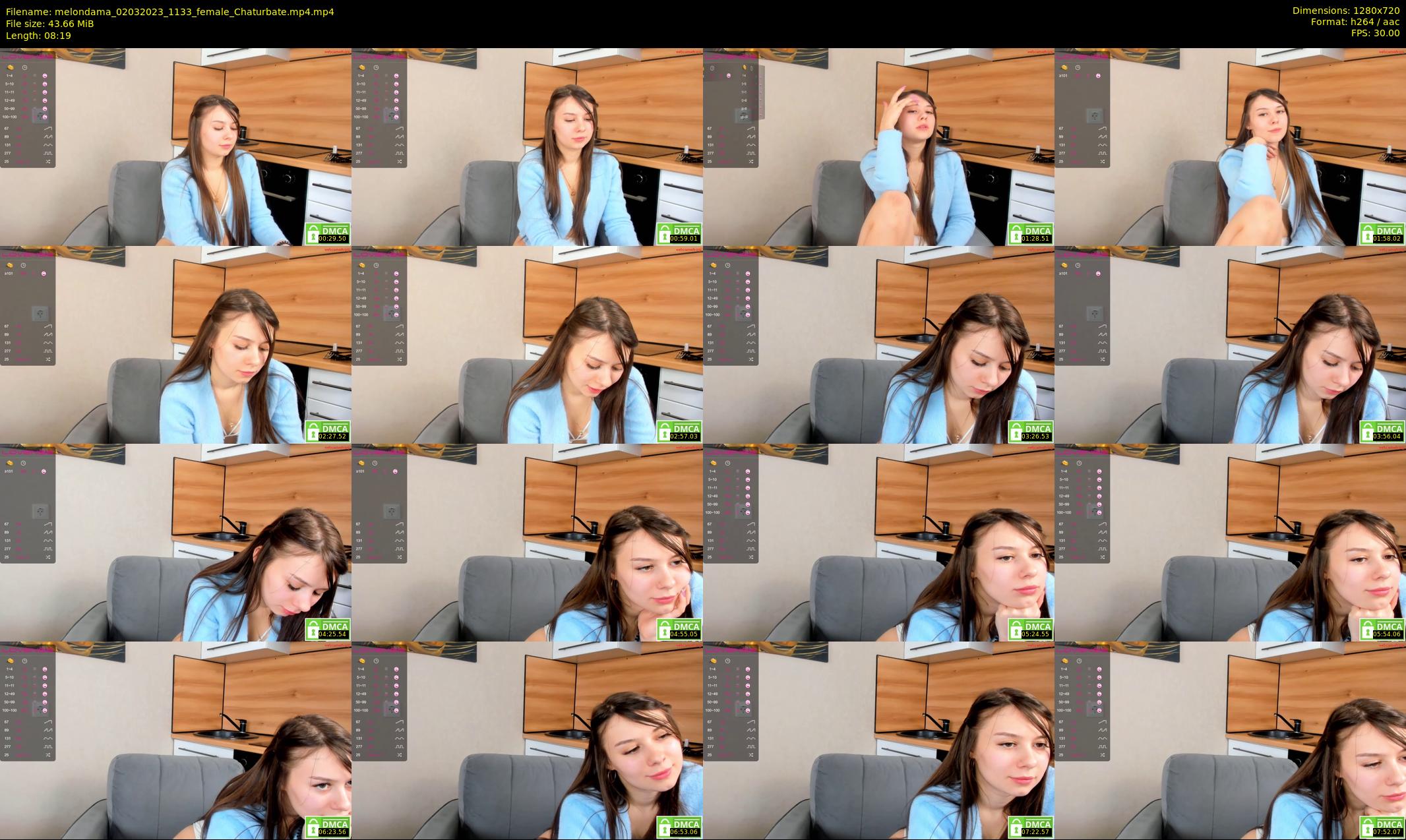 melondama — 9 minute Chaturbate female cam show recording, 720p, Mar 2, 2023
