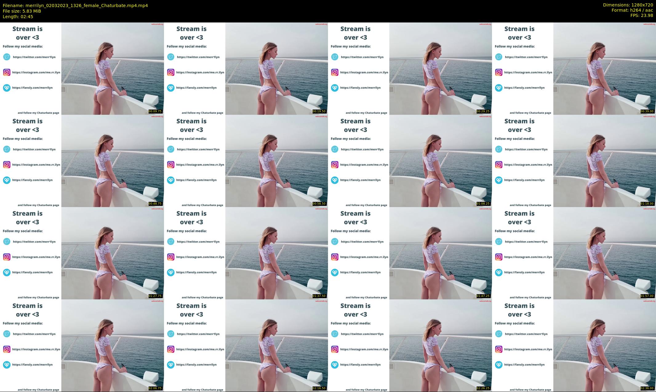 merrilyn — 3 minute Chaturbate female cam show recording, 720p, Mar 2, 2023