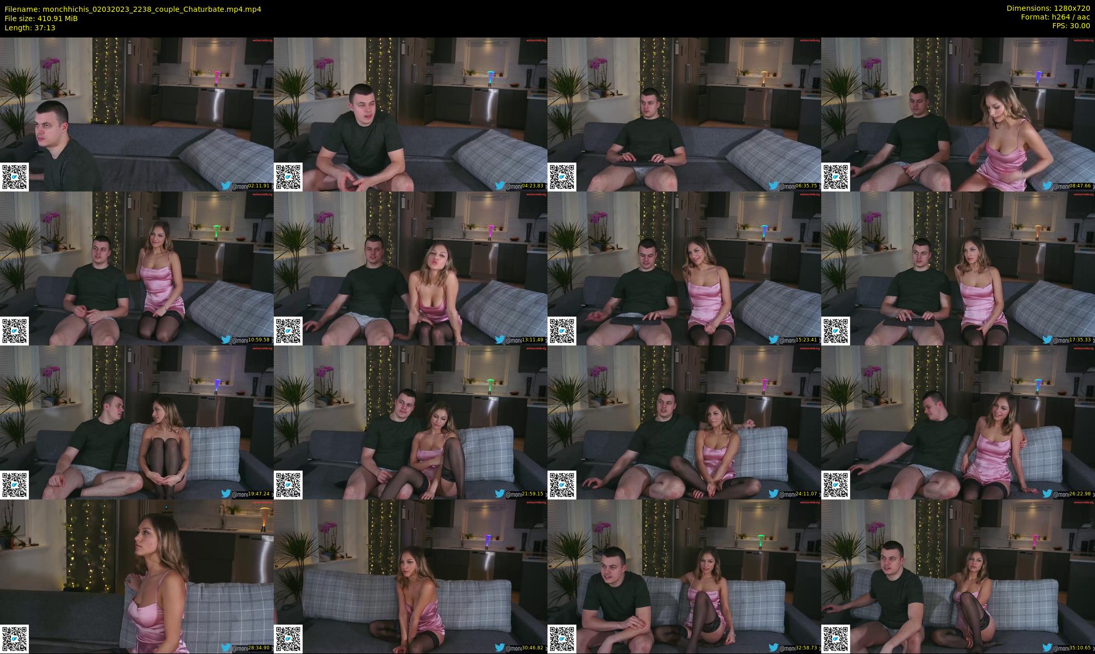 monchhichis — 38 minute Chaturbate couple cam show recording, 720p, Mar 2, 2023