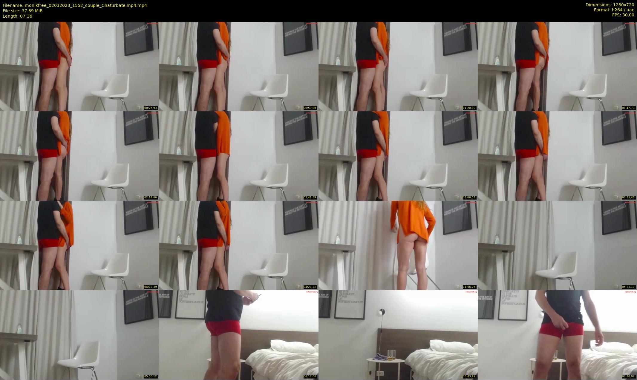 monikfree — 8 minute Chaturbate couple cam show recording, 720p, Mar 2, 2023