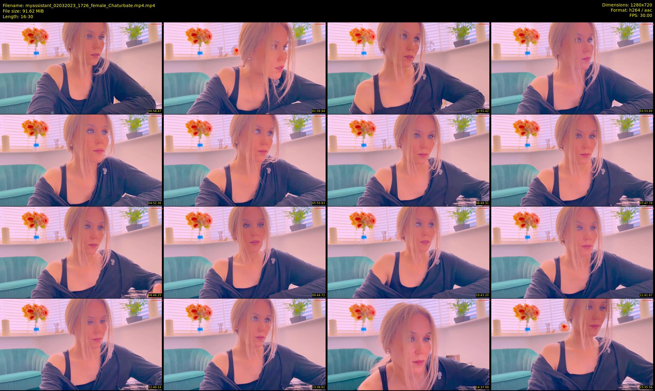 myassistant — 17 minute Chaturbate female cam show recording, 720p, Mar 2, 2023