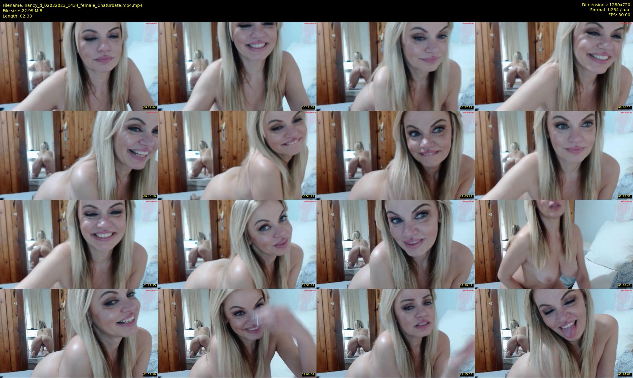 nancy_d — 3 minute Chaturbate female cam show recording, 720p, Mar 2, 2023