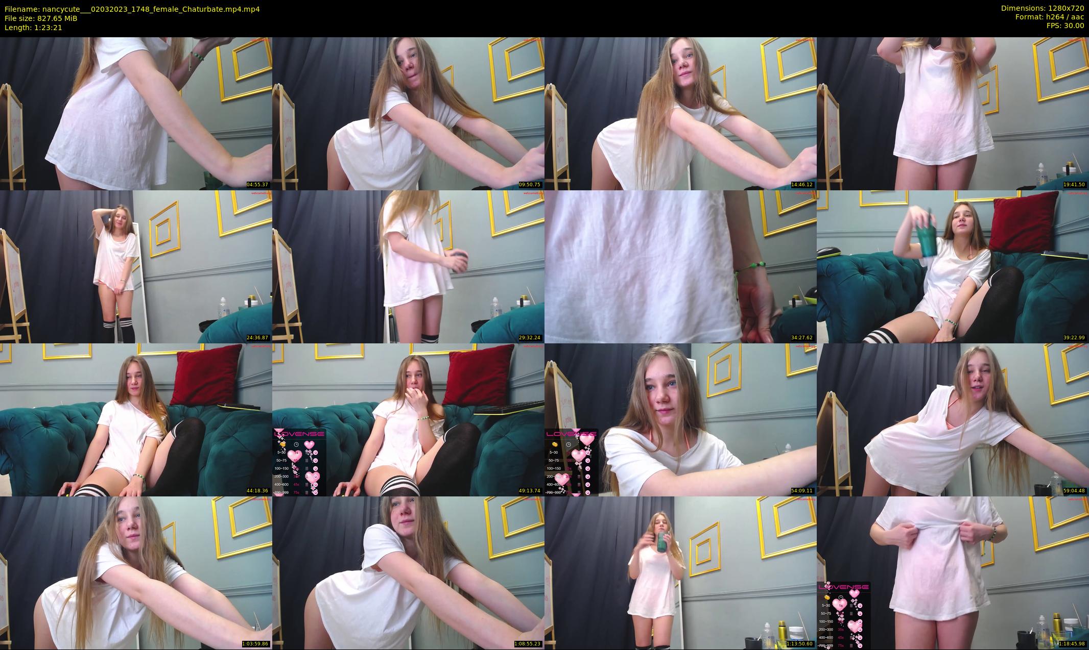 nancycute__ — 84 minute Chaturbate female cam show recording, 720p, Mar 2, 2023