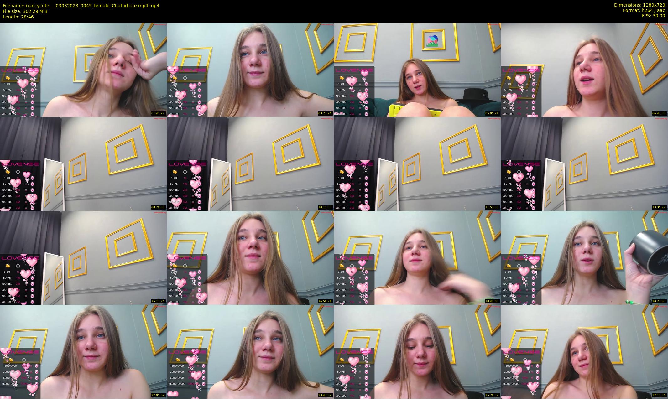 nancycute__ — 29 minute Chaturbate female cam show recording, 720p, Mar 3, 2023