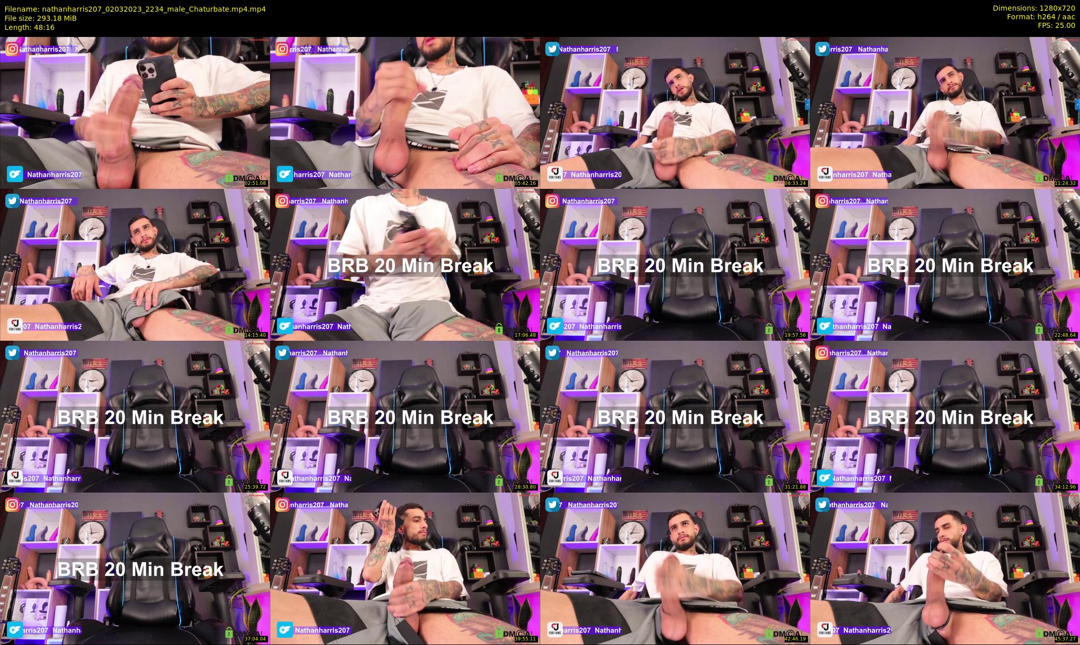 nathanharris207 — 49 minute Chaturbate male cam show recording, 720p, Mar 2, 2023