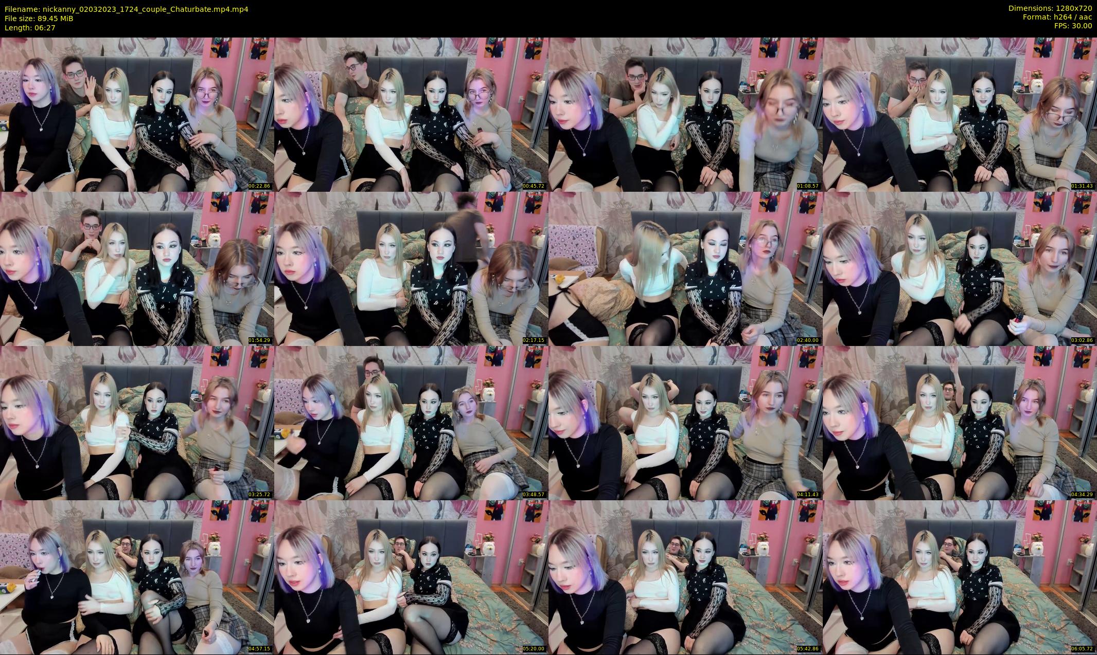 nickanny — 7 minute Chaturbate couple cam show recording, 720p, Mar 2, 2023