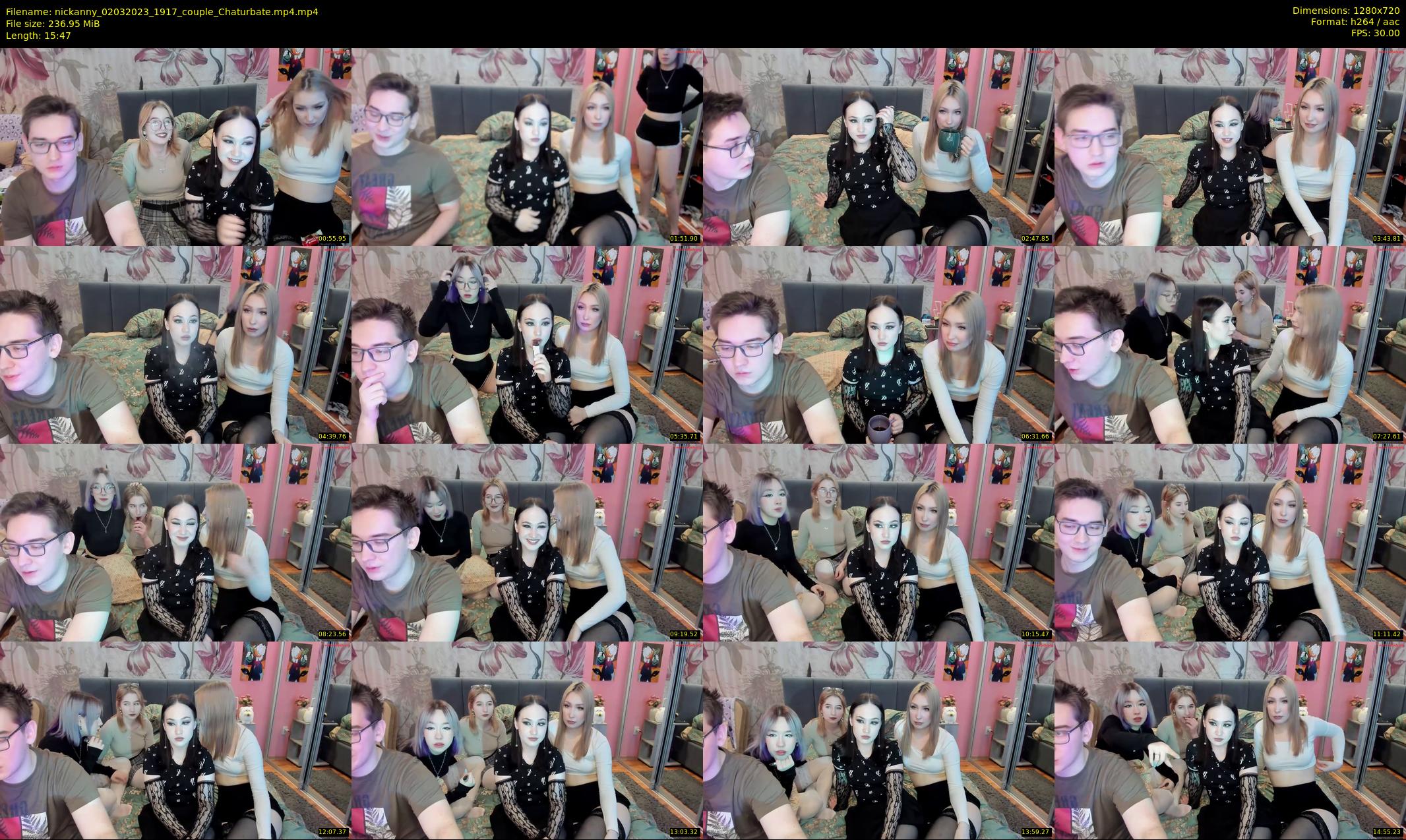 nickanny — 16 minute Chaturbate couple cam show recording, 720p, Mar 2, 2023