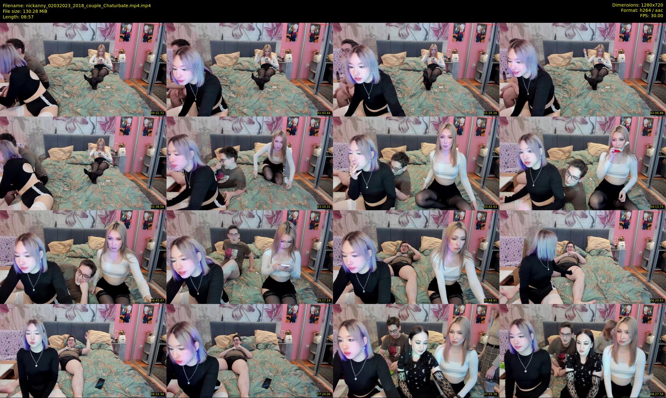nickanny — 9 minute Chaturbate couple cam show recording, 720p, Mar 2, 2023