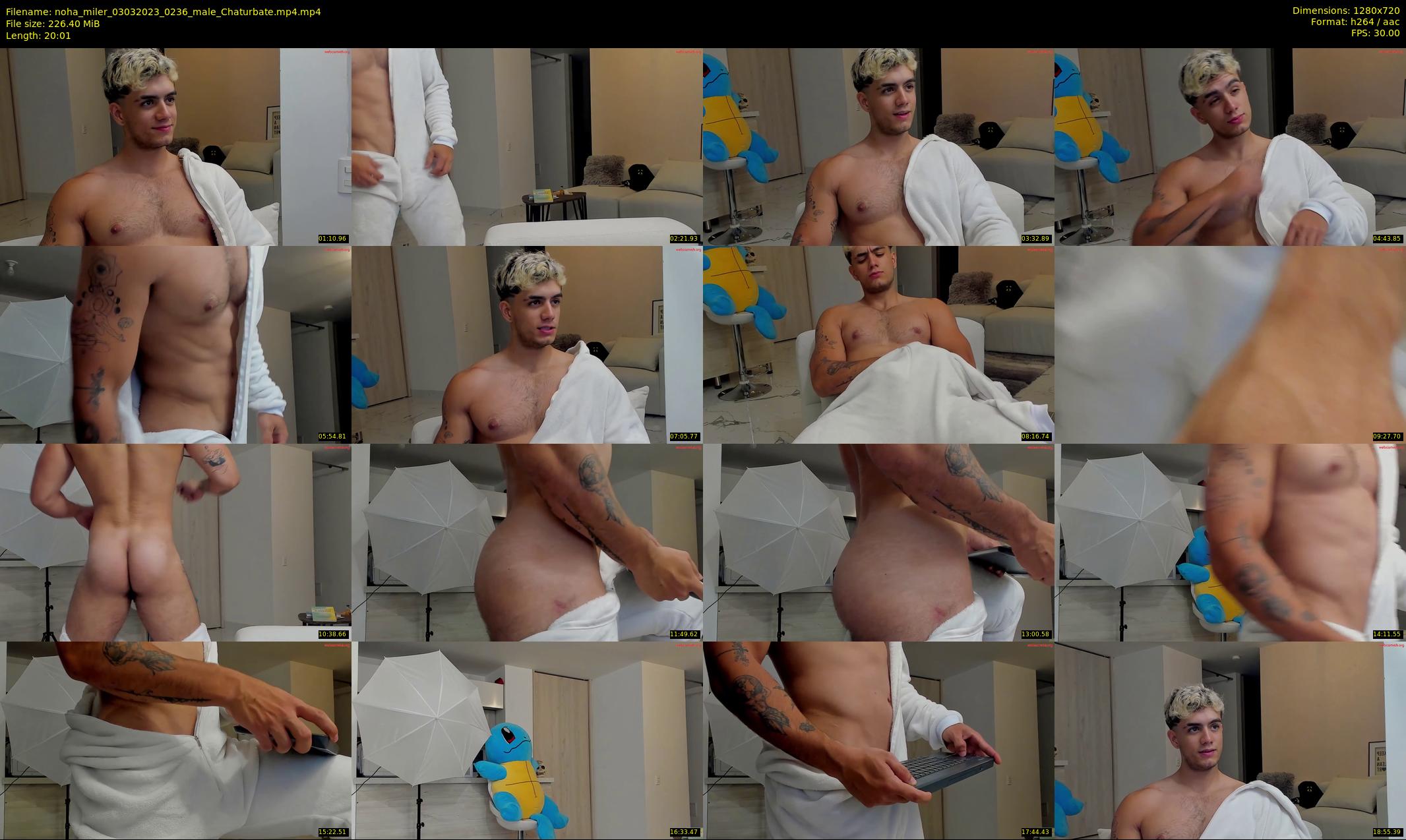 noha_miler — 21 minute Chaturbate male cam show recording, 720p, Mar 3, 2023