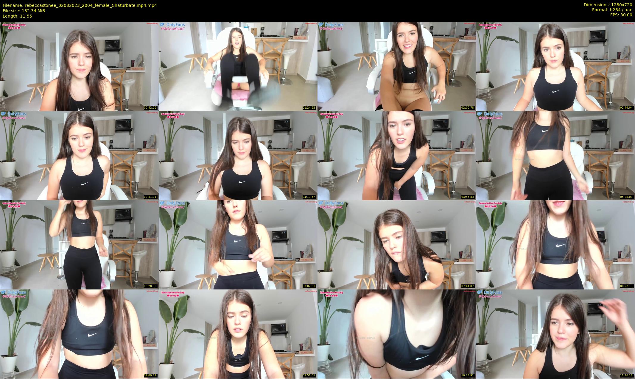 rebeccastonee — 12 minute Chaturbate female cam show recording, 720p, Mar 2, 2023