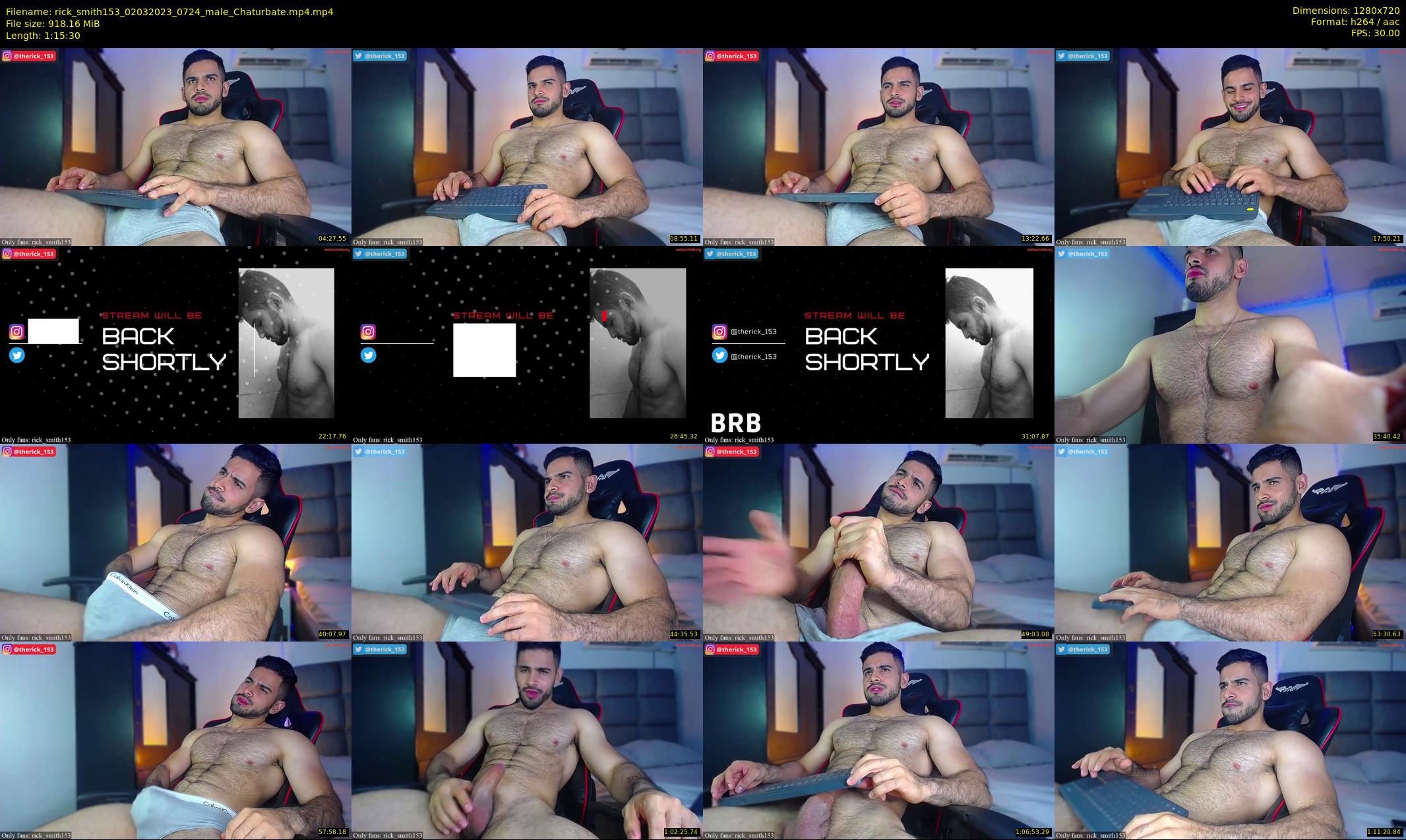 rick_smith153 — 76 minute Chaturbate male cam show recording, 720p, Mar 2, 2023